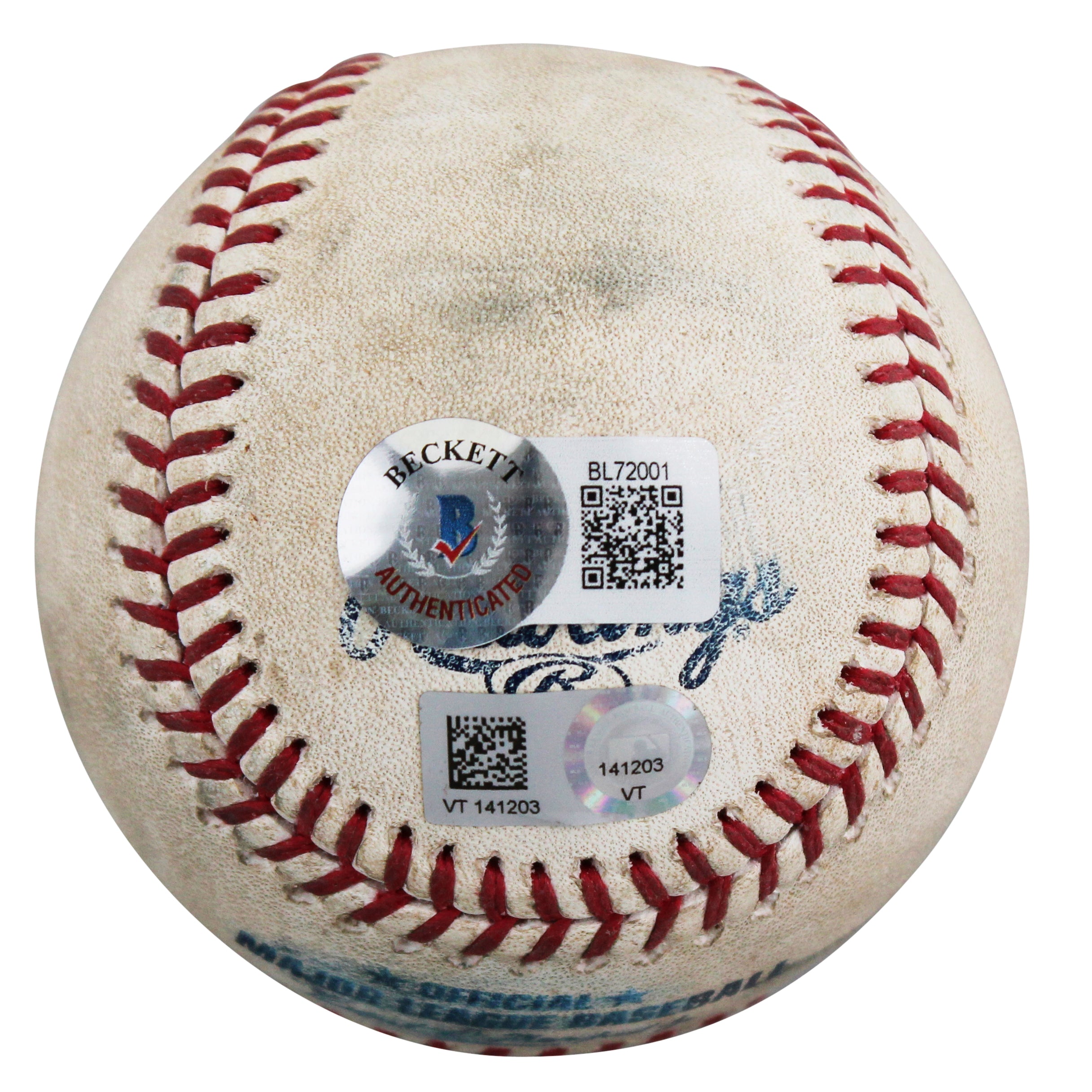 Rangers Marcus Semien Signed Game Used Robert Manfred OML Baseball BAS #BL72001