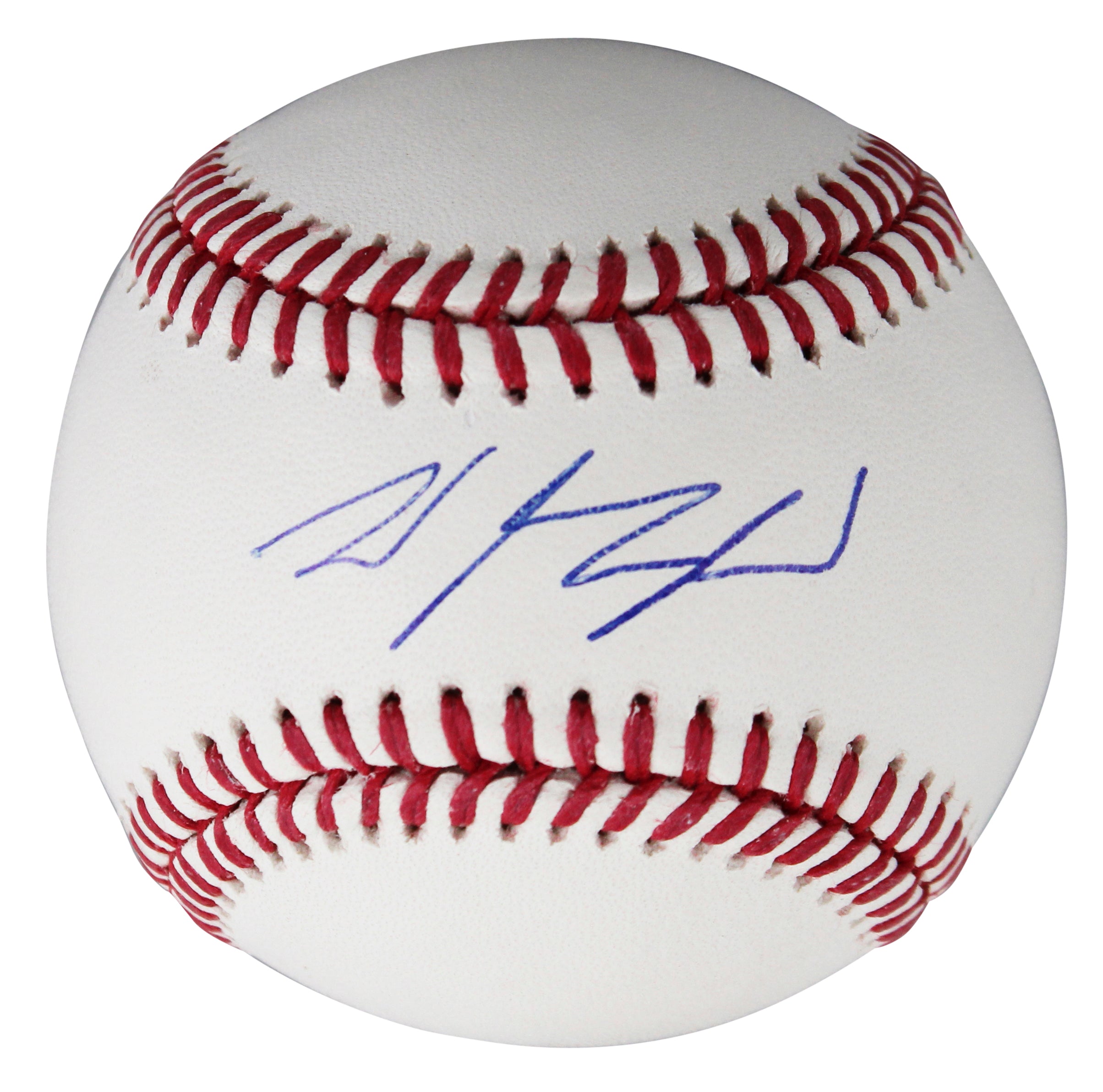 Rangers Wyatt Langford Signed Robert Manfred OML Baseball Fanatics #XP14102578