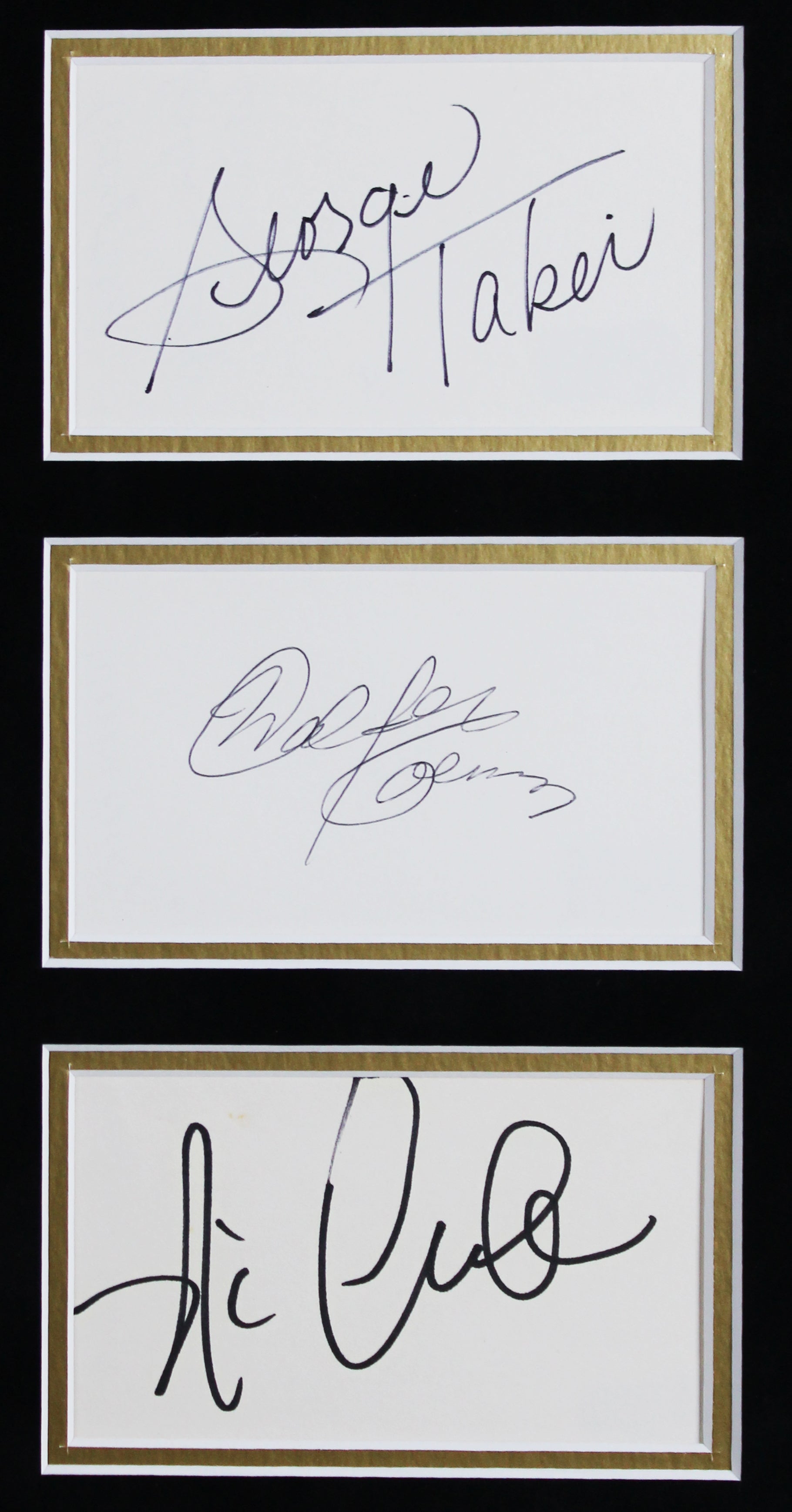 Star Trek (4) Shatner, Takei Koenig & Nichols Signed Frame Display BAS #AG010191
