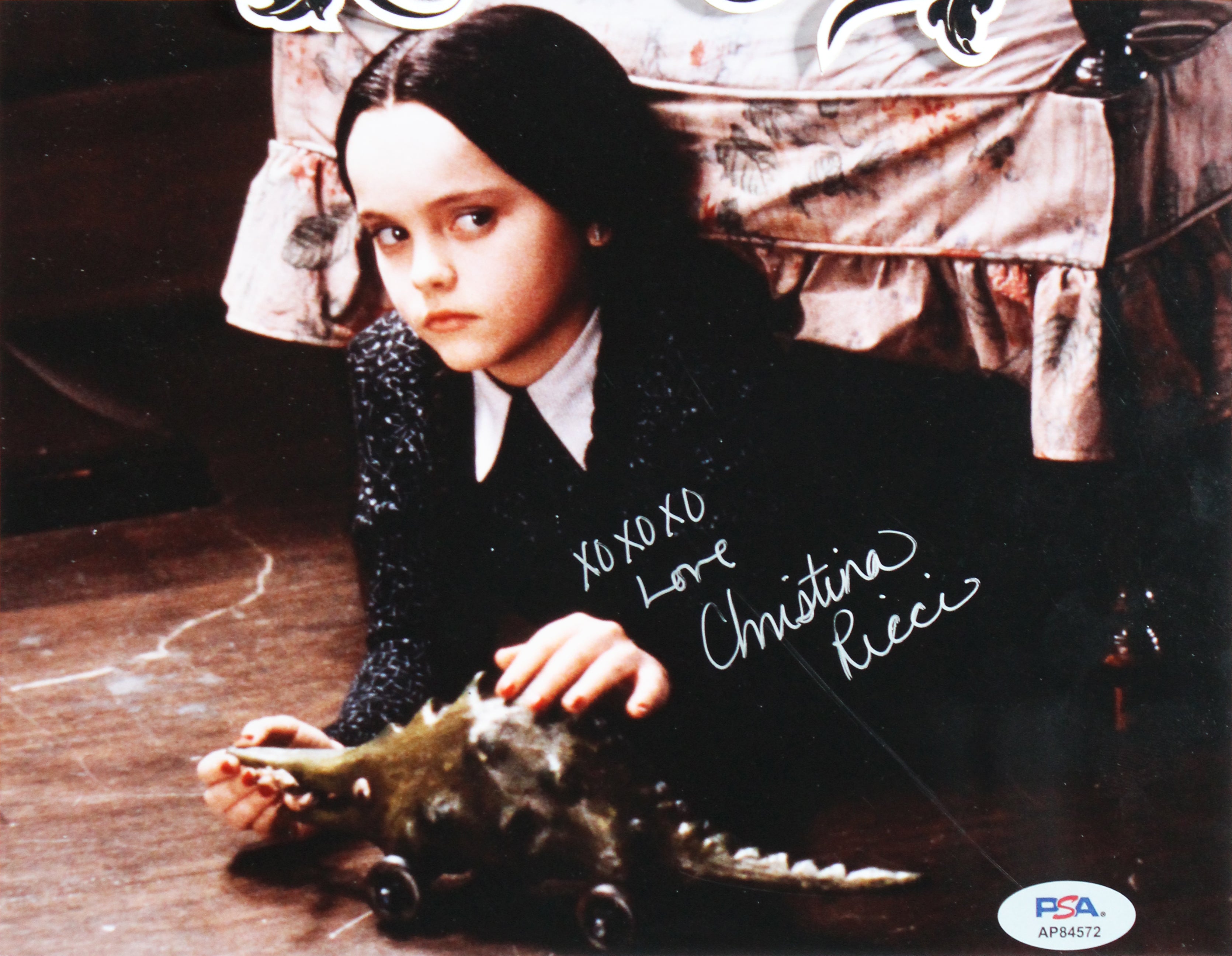 Christina Ricci The Addams Family "Love" Signed 8x10 Framed Photo PSA #AP84572