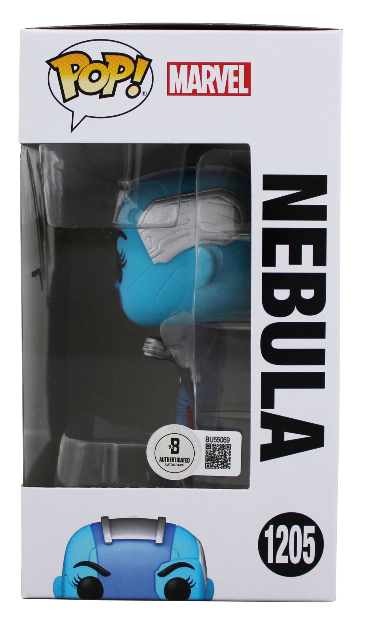Karen Gillan Signed GOTG Nebula #1205 Funko Pop Vinyl Figure BAS #BU55069