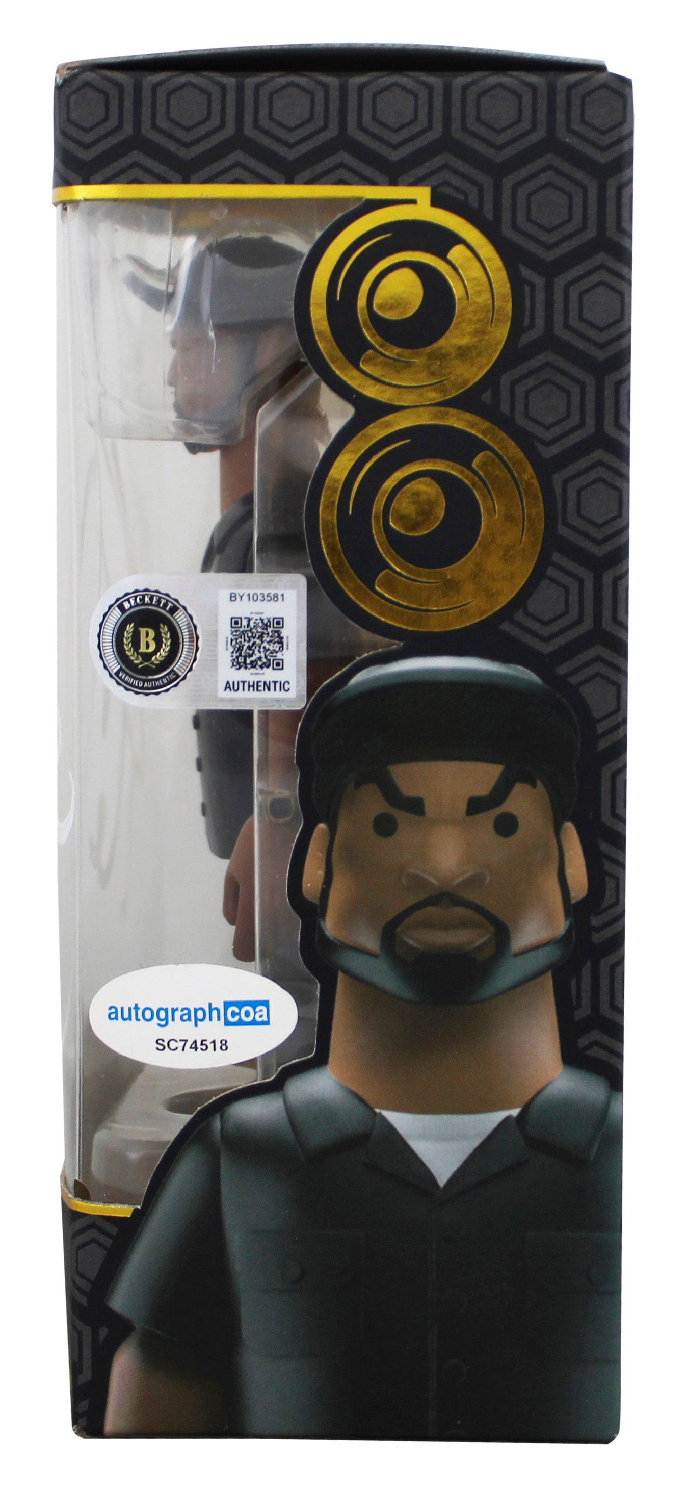 Ice Cube Authentic Signed Gold Funko Pop Premium Vinyl Figure BAS #BY103581