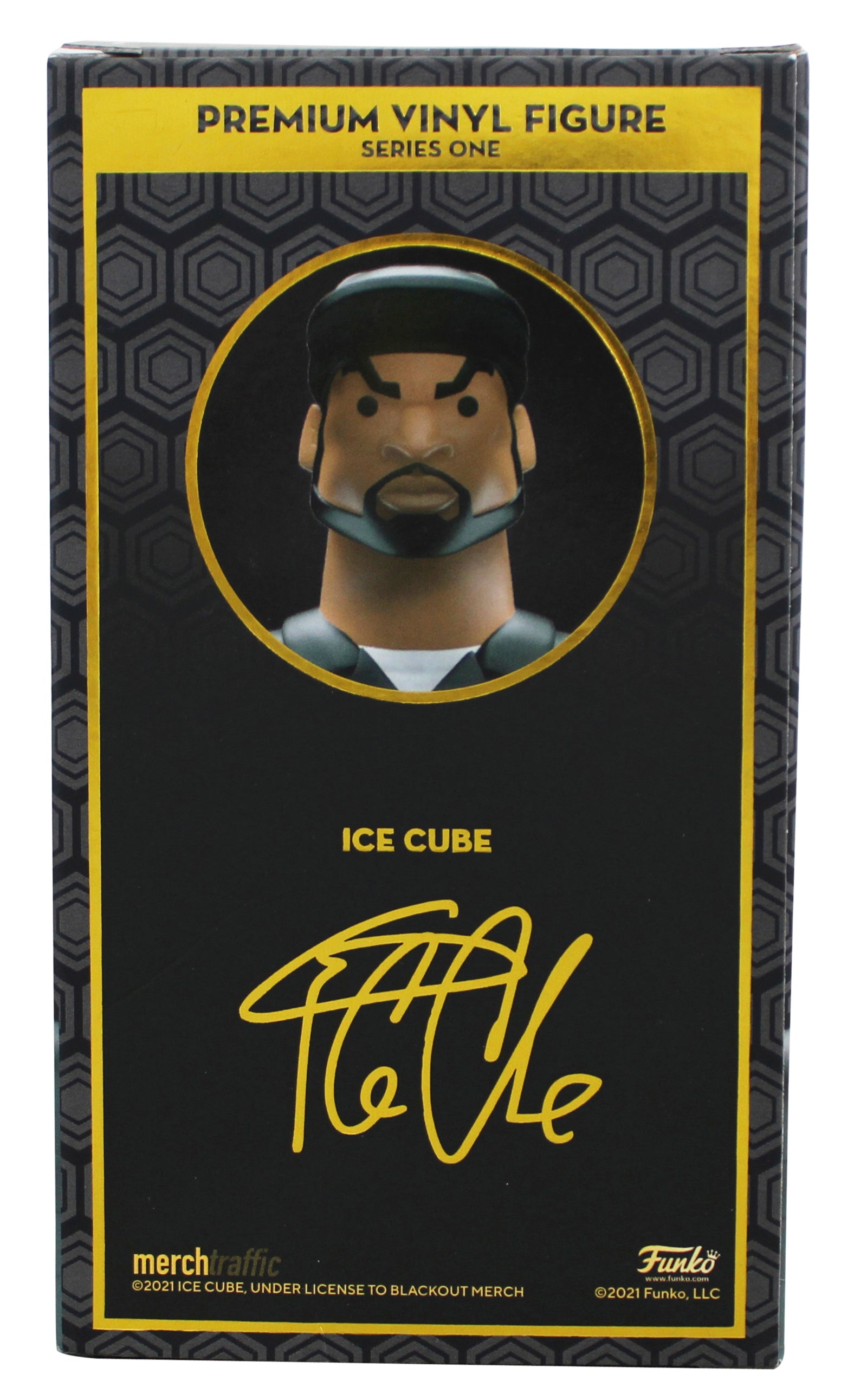 Ice Cube Authentic Signed Gold Funko Pop Premium Vinyl Figure BAS #BY103581