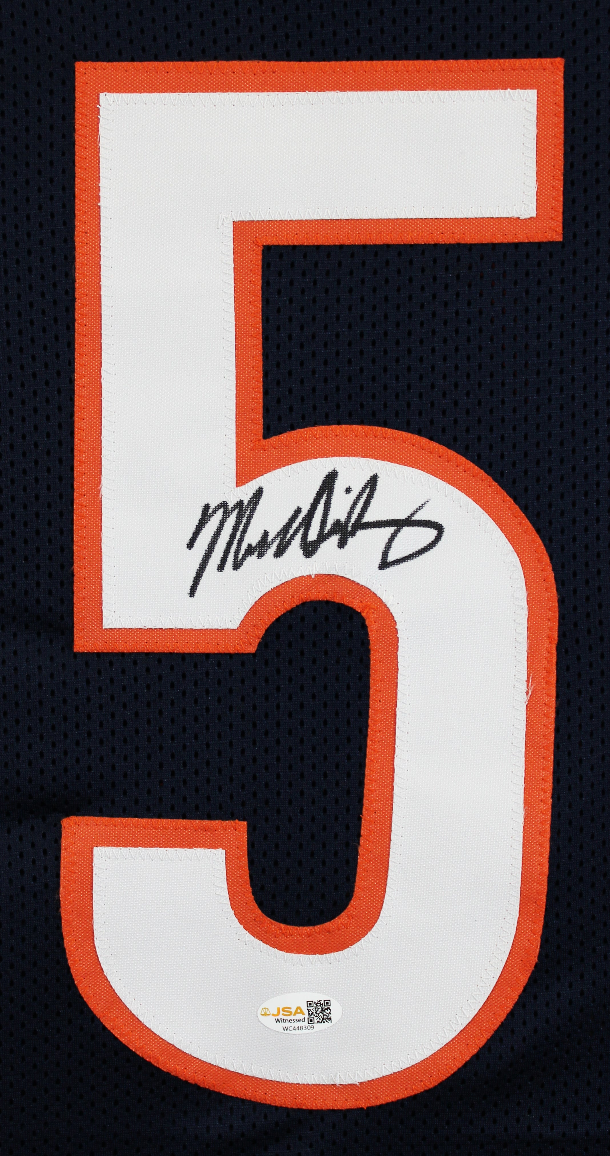 Mike Singletary Authentic Signed Navy Pro Style Jersey Autographed JSA Witness