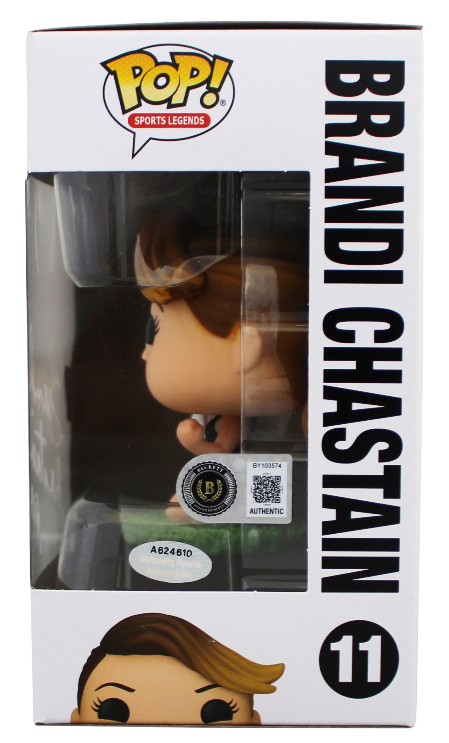 Brandi Chastain "6 USA" Signed #11 Funko Pop Vinyl Figure BAS #BY103574