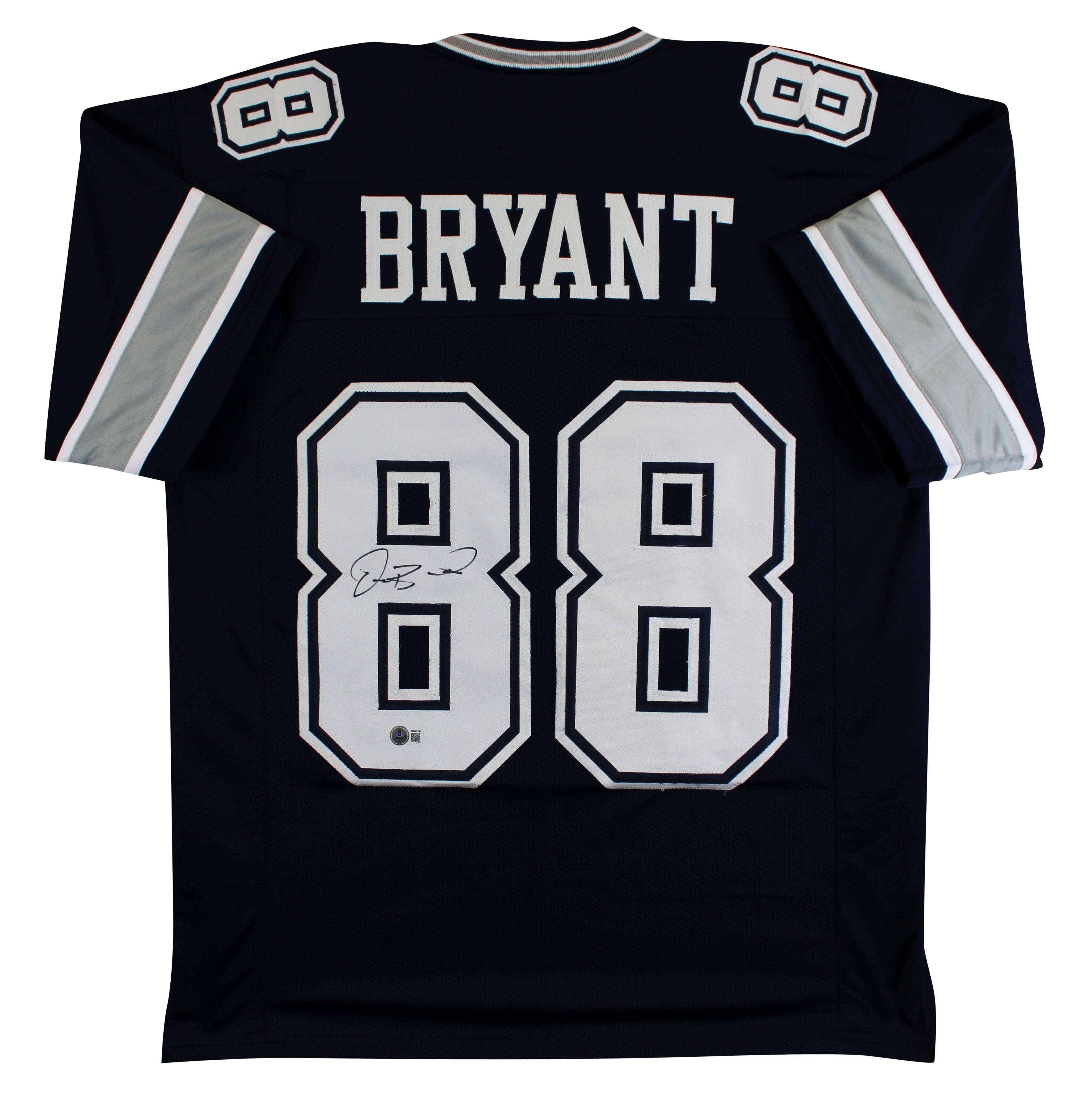 Dez Bryant Authentic Signed Navy Pro Style Jersey Autographed BAS Witnessed