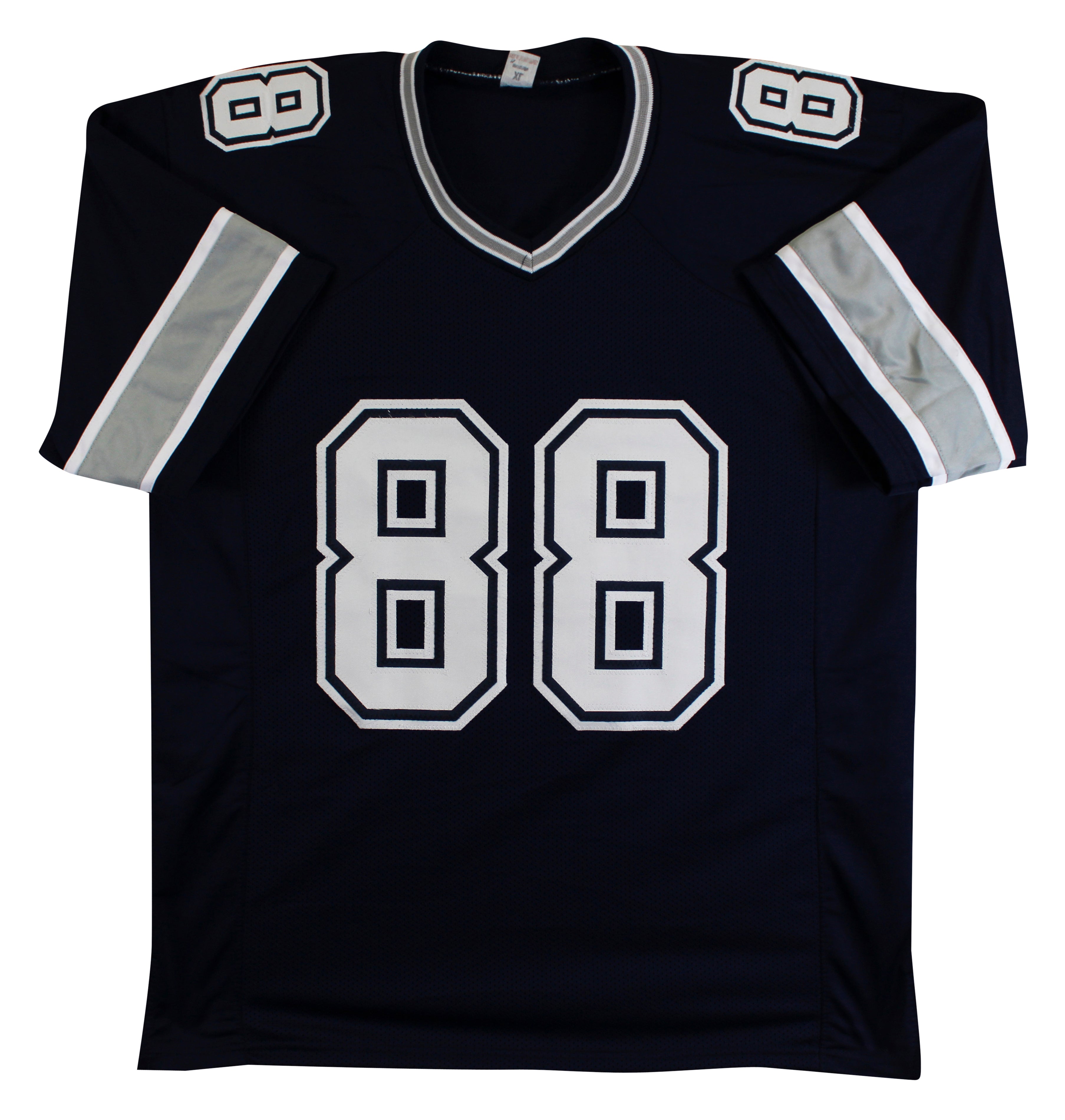 Dez Bryant Authentic Signed Navy Pro Style Jersey Autographed BAS Witnessed