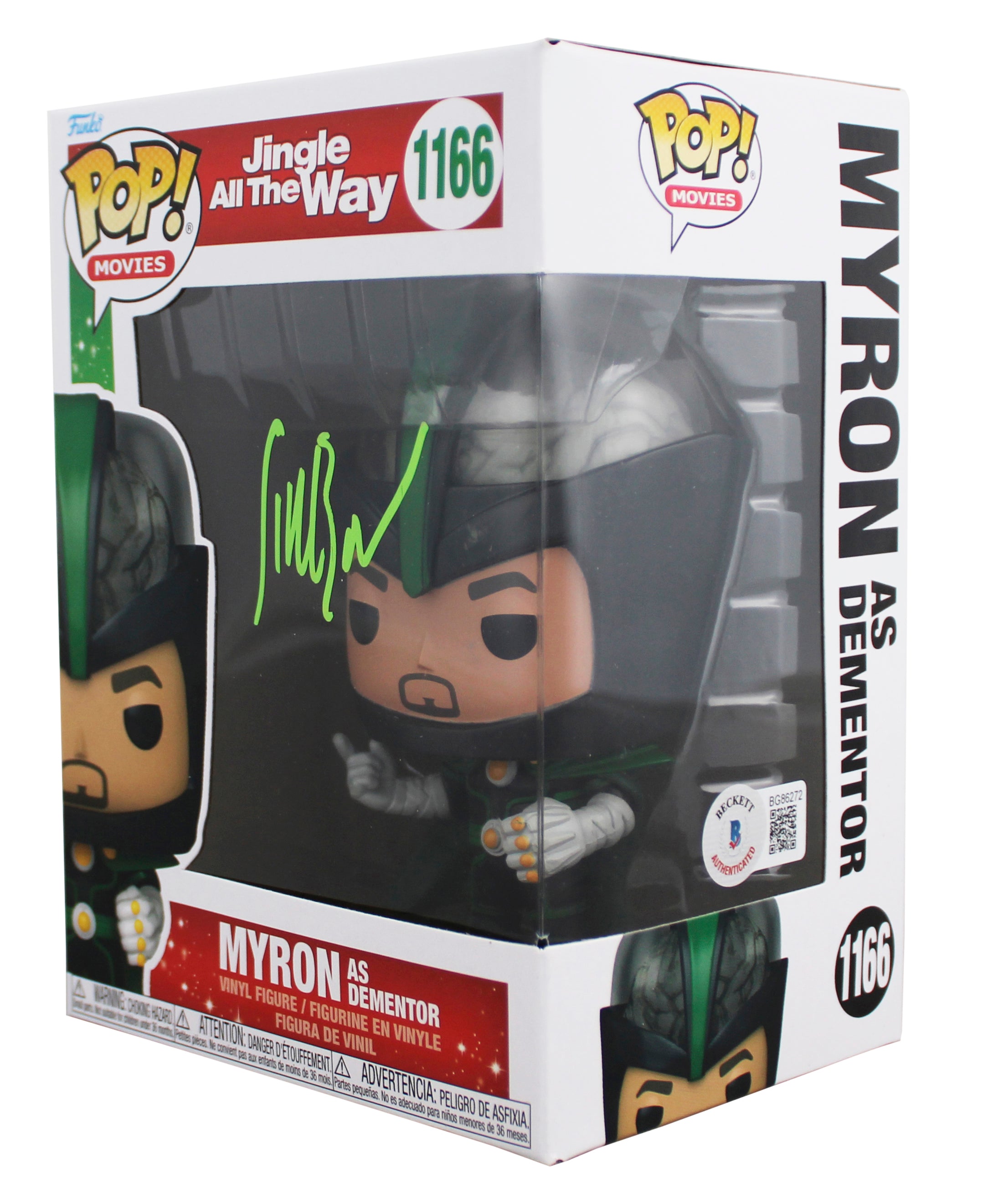 Sinbad Jingle All The Way Signed Myron #1166 Funko Pop Vinyl Figure BAS #BG86272