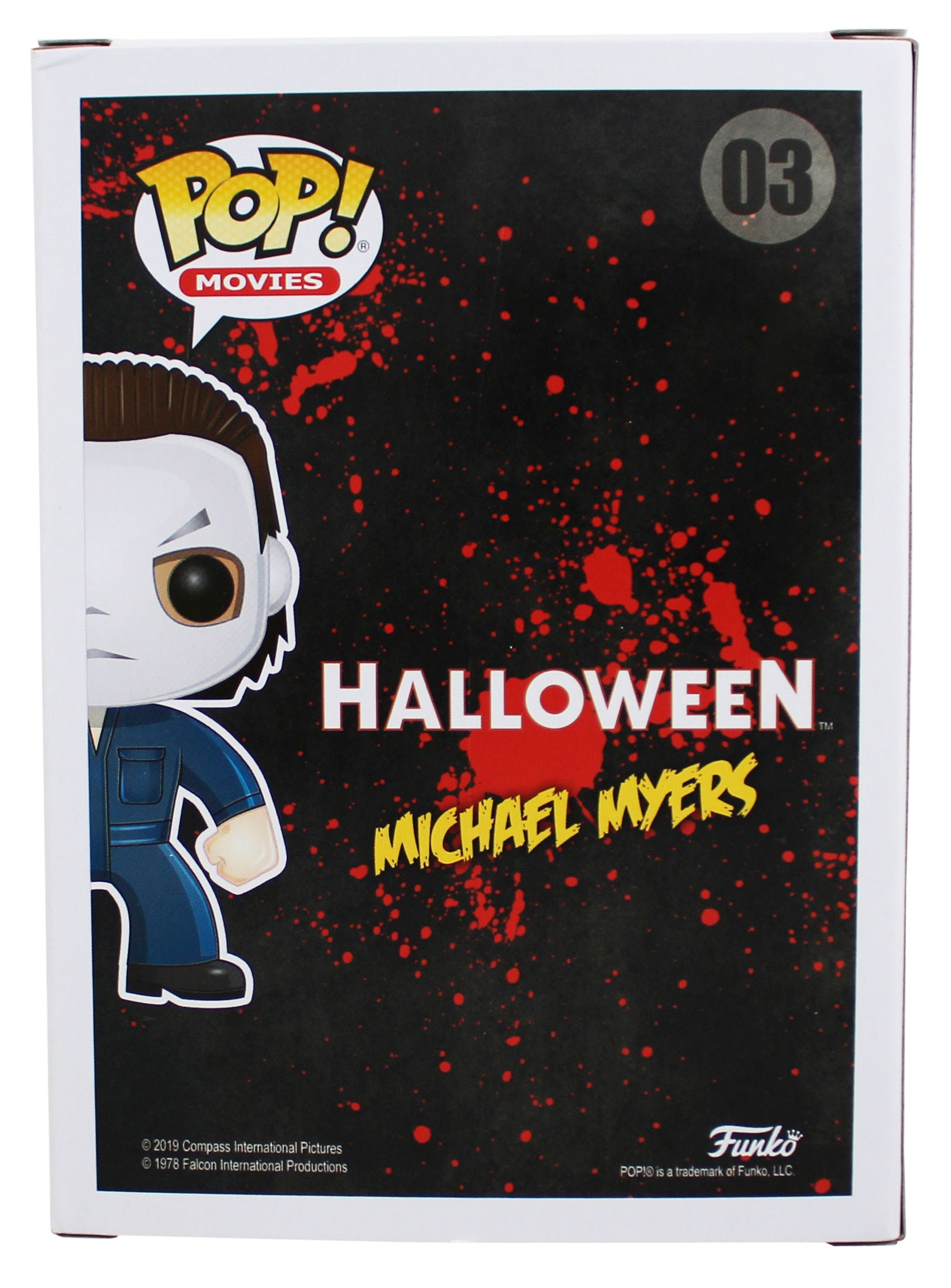 Nick Castle Halloween Signed Mike Myers #03 Funko Pop Vinyl Figure BAS #BY103576