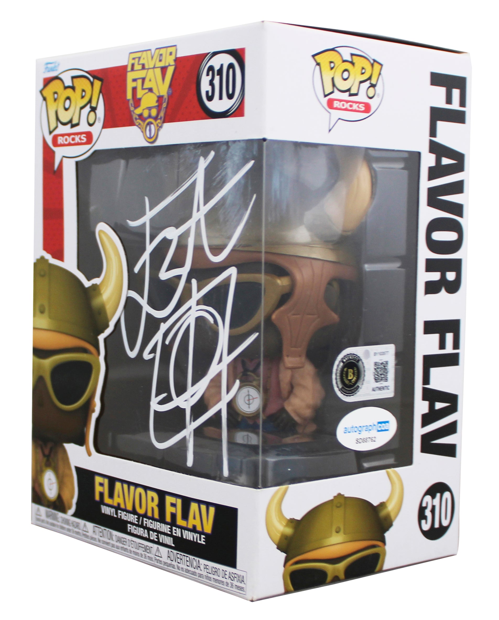 Flavor Flav Authentic Signed #310 Funko Pop Vinyl Figure BAS #BY103577