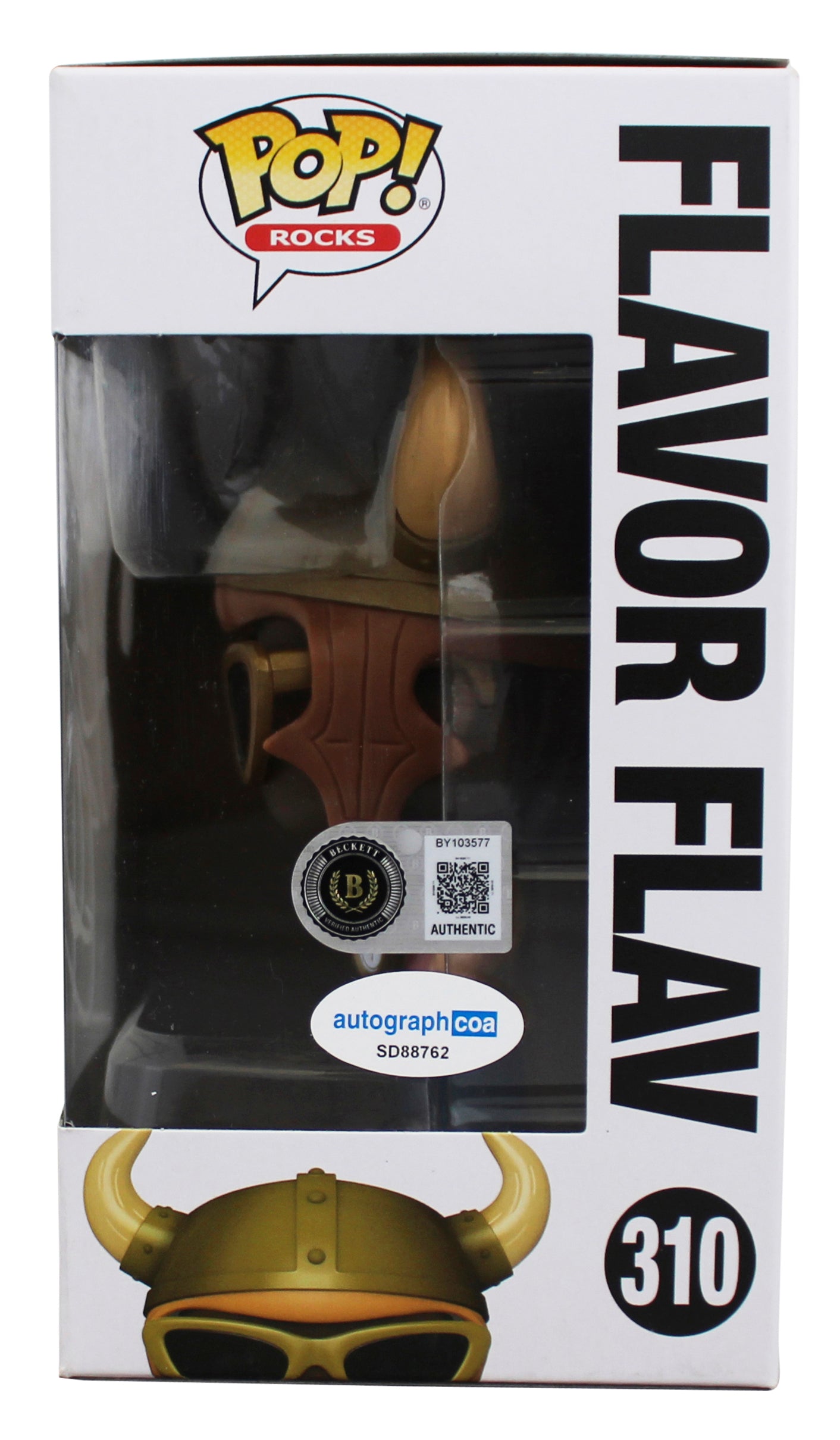 Flavor Flav Authentic Signed #310 Funko Pop Vinyl Figure BAS #BY103577