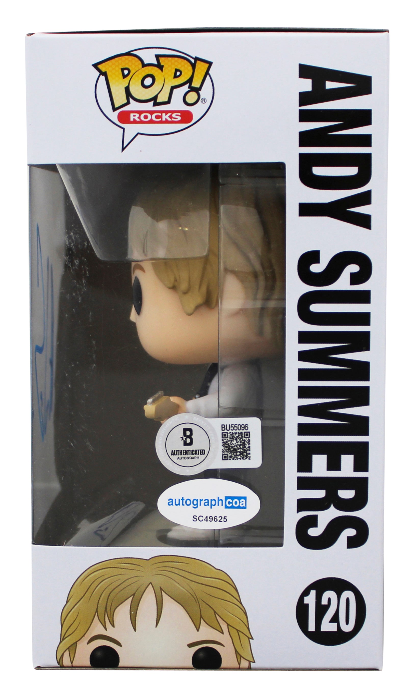 Andy Summers The Police Signed #120 Funko Pop Vinyl Figure BAS #BU55096