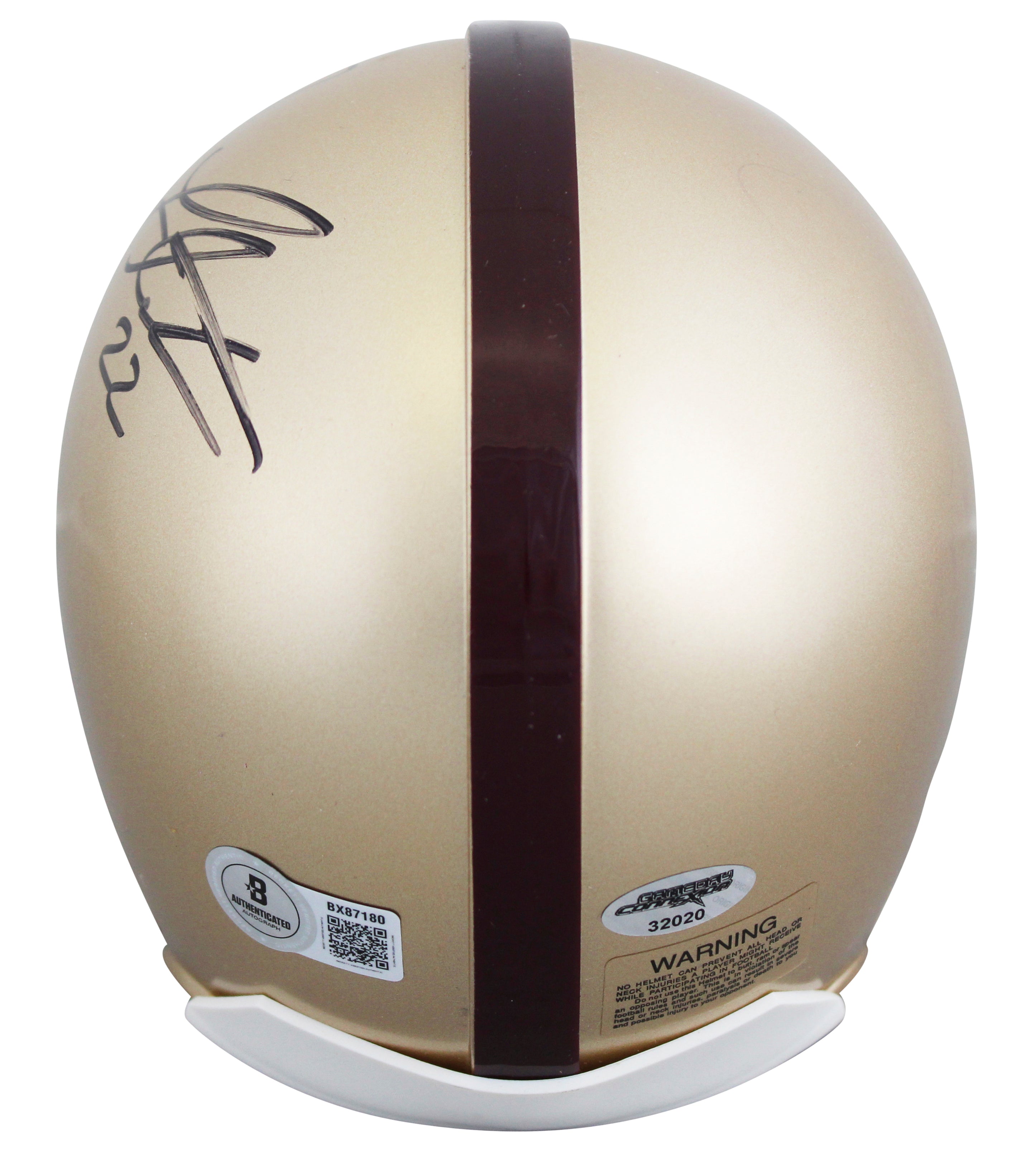 Boston College Doug Flutie Authentic Signed Rep Mini Helmet BAS #BX87180