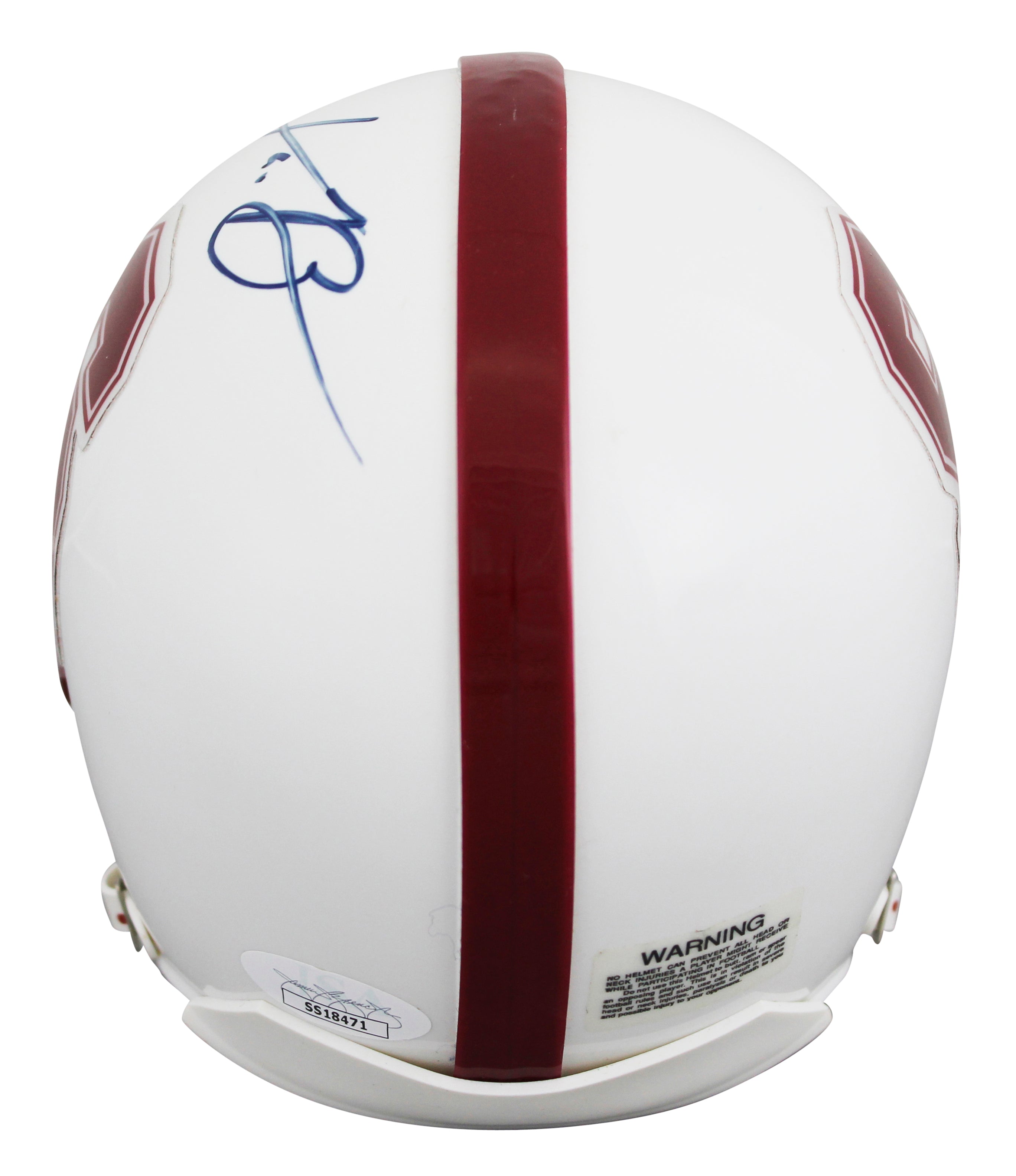 Senator Cory Booker Authentic Signed Stanford Rep Mini Helmet JSA #SS18471