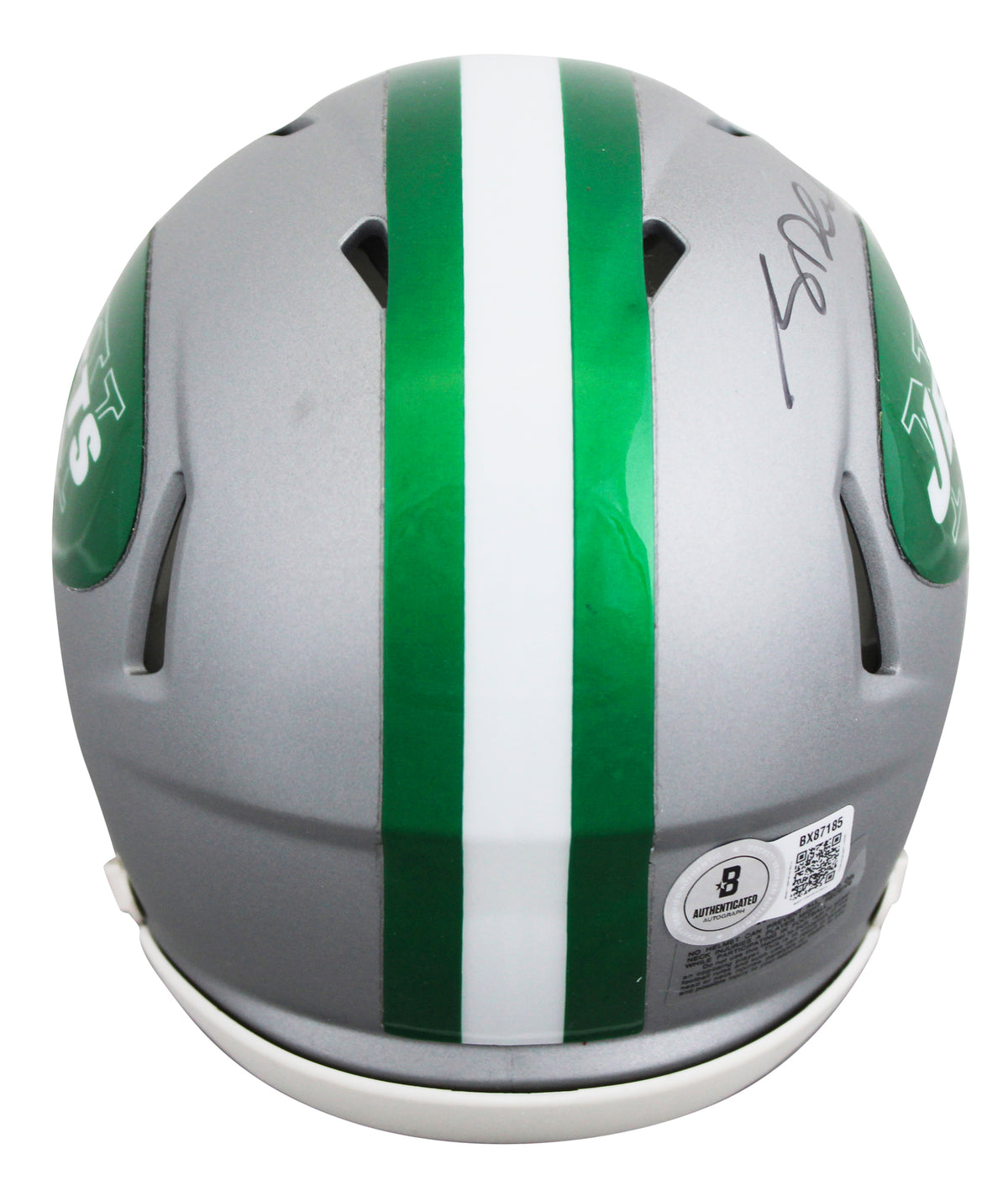 Jets Sam Darnold Authentic Signed Speed Mini Helmet Autographed BAS #BX87185