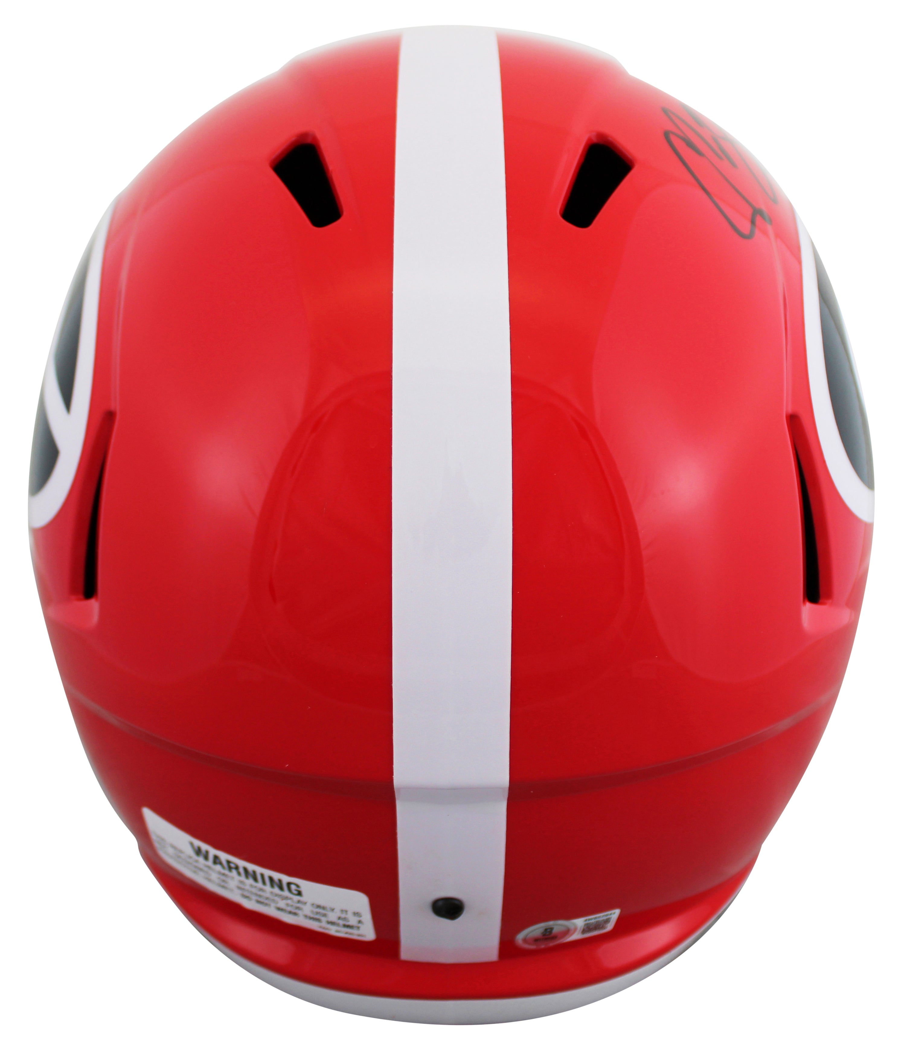 Georgia Champ Bailey Authentic Signed Full Size Speed Rep Helmet BAS Witnessed