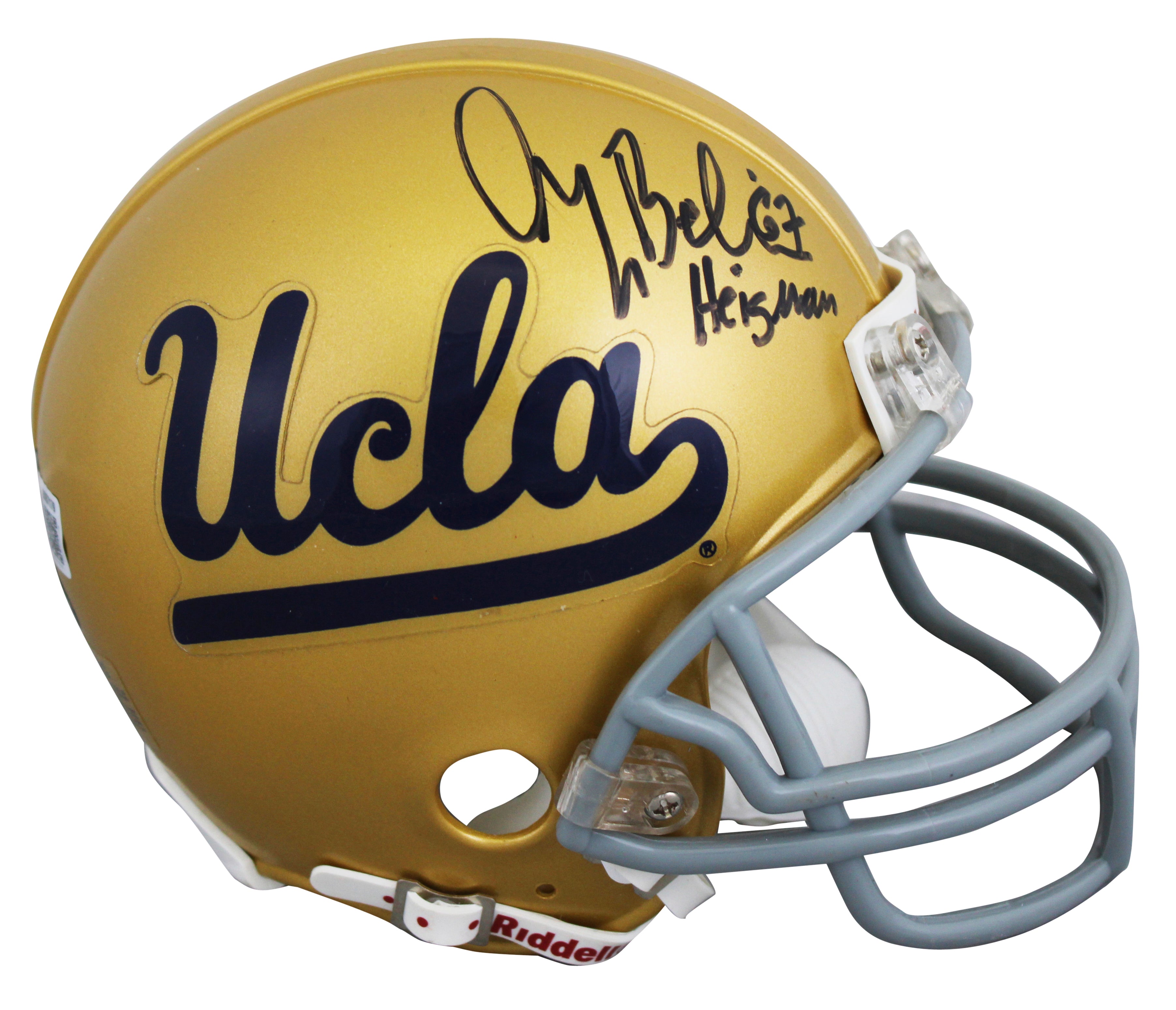 UCLA Gary Beban "Heisman" Authentic Signed Rep Mini Helmet BAS #BX87179