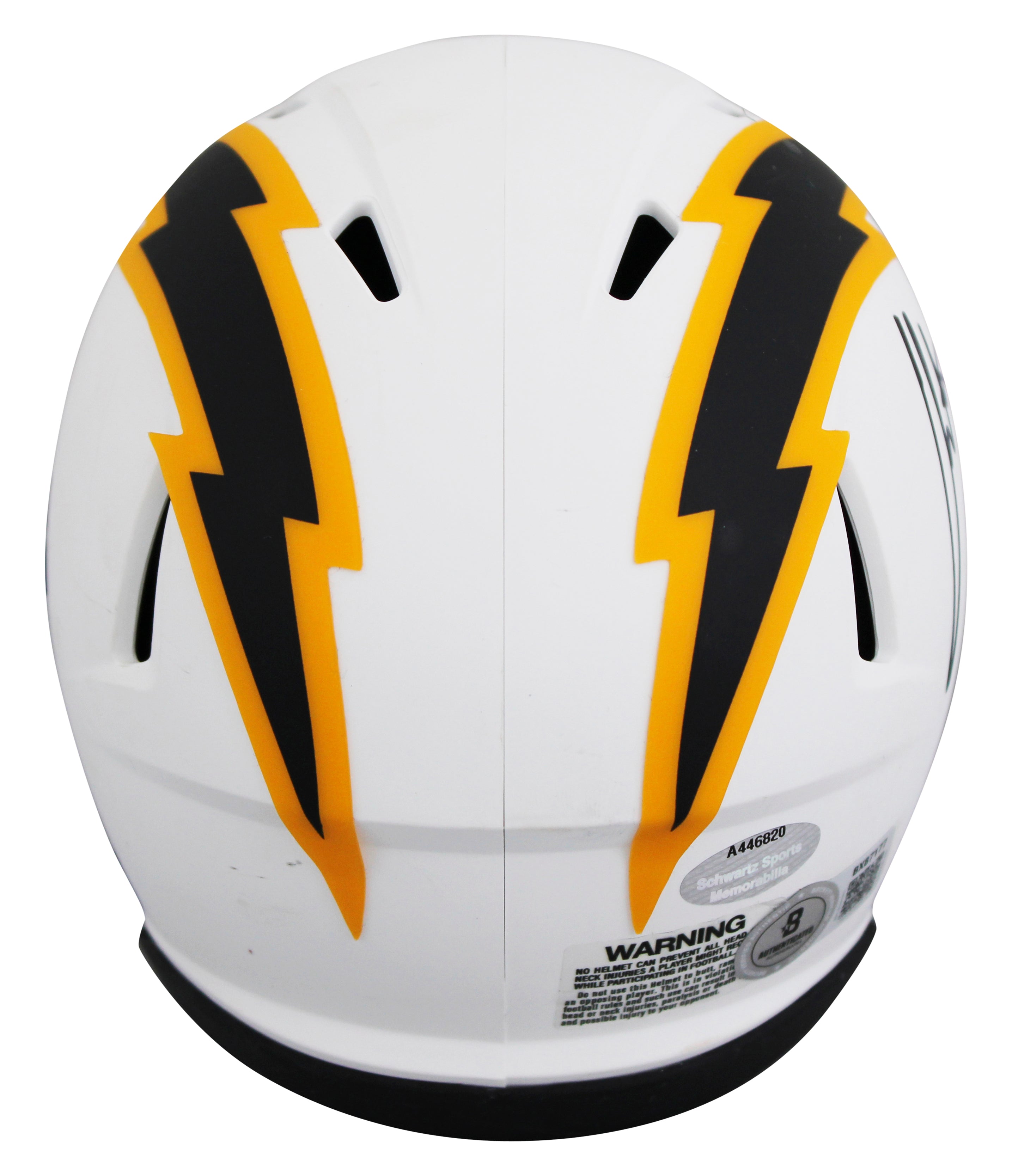 Chargers Austin Ekeler Authentic Signed Lunar Speed Mini Helmet BAS #BX87177