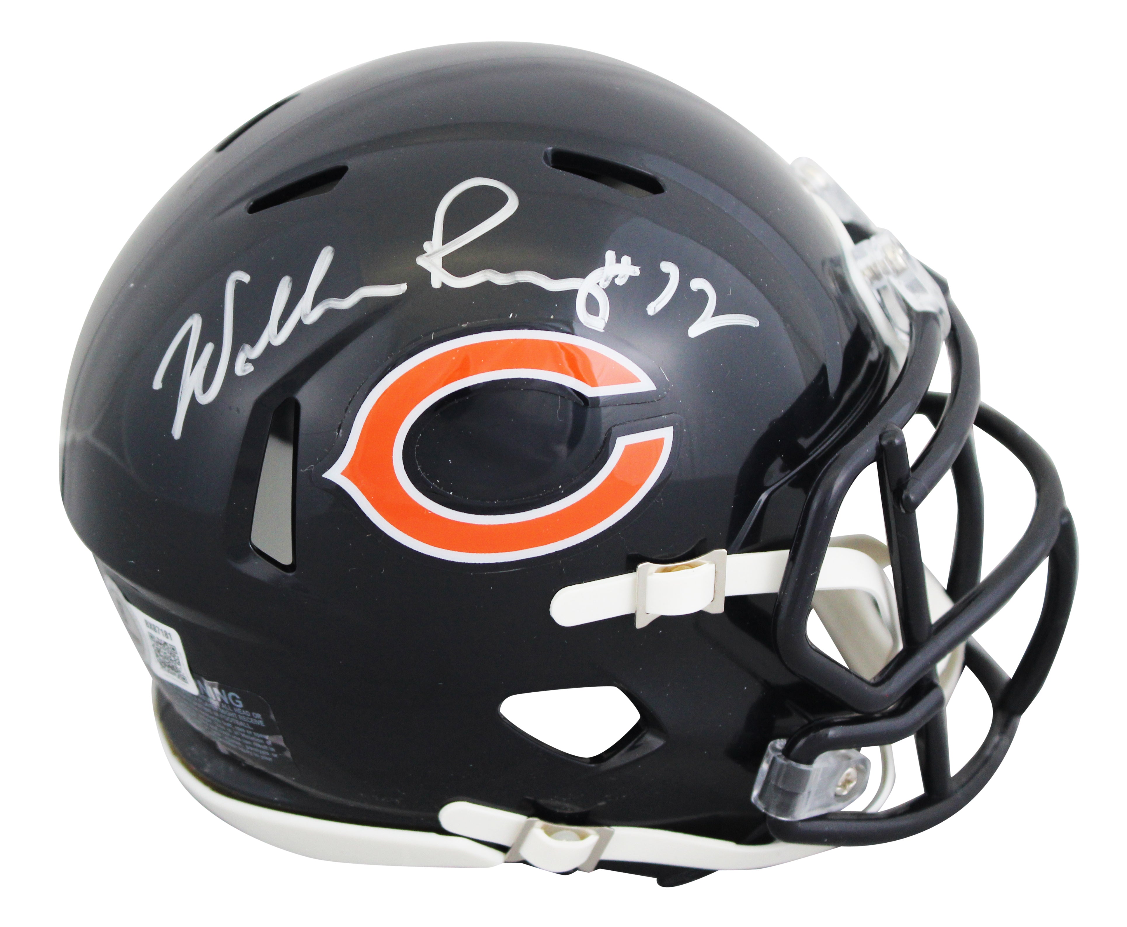 Bears William Perry Authentic Signed Speed Mini Helmet Autographed BAS #BX87181