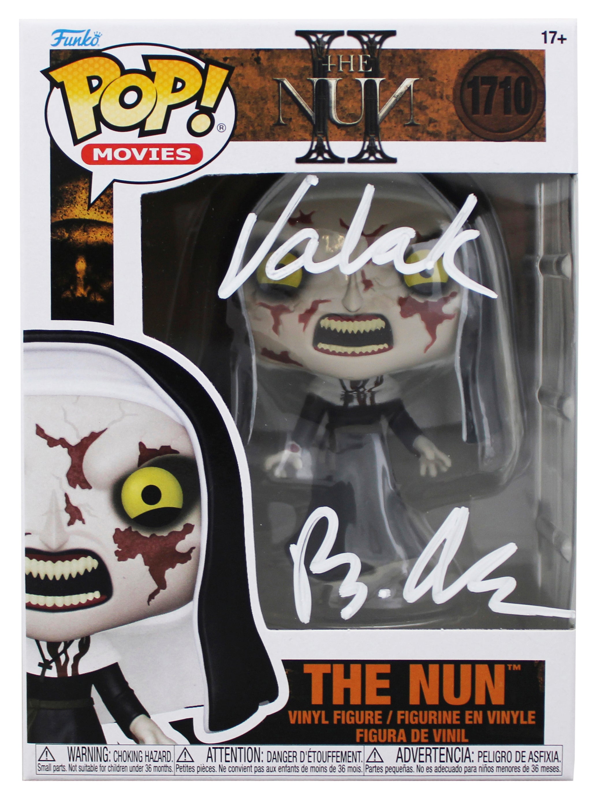 Bonnie Aarons "Valak" Signed The Nun #1710 Funko Pop Vinyl Figure BAS #2W617757