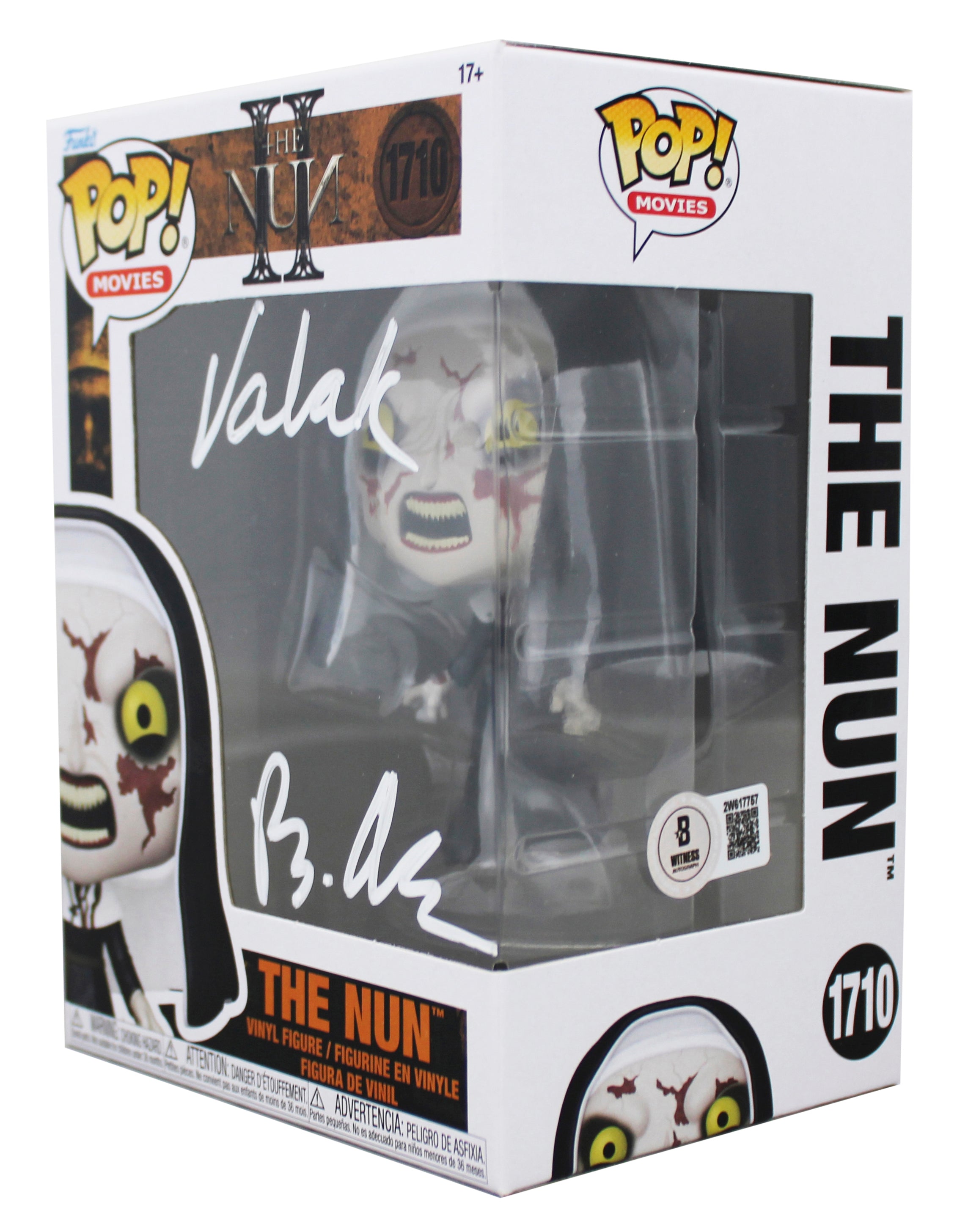 Bonnie Aarons "Valak" Signed The Nun #1710 Funko Pop Vinyl Figure BAS #2W617757