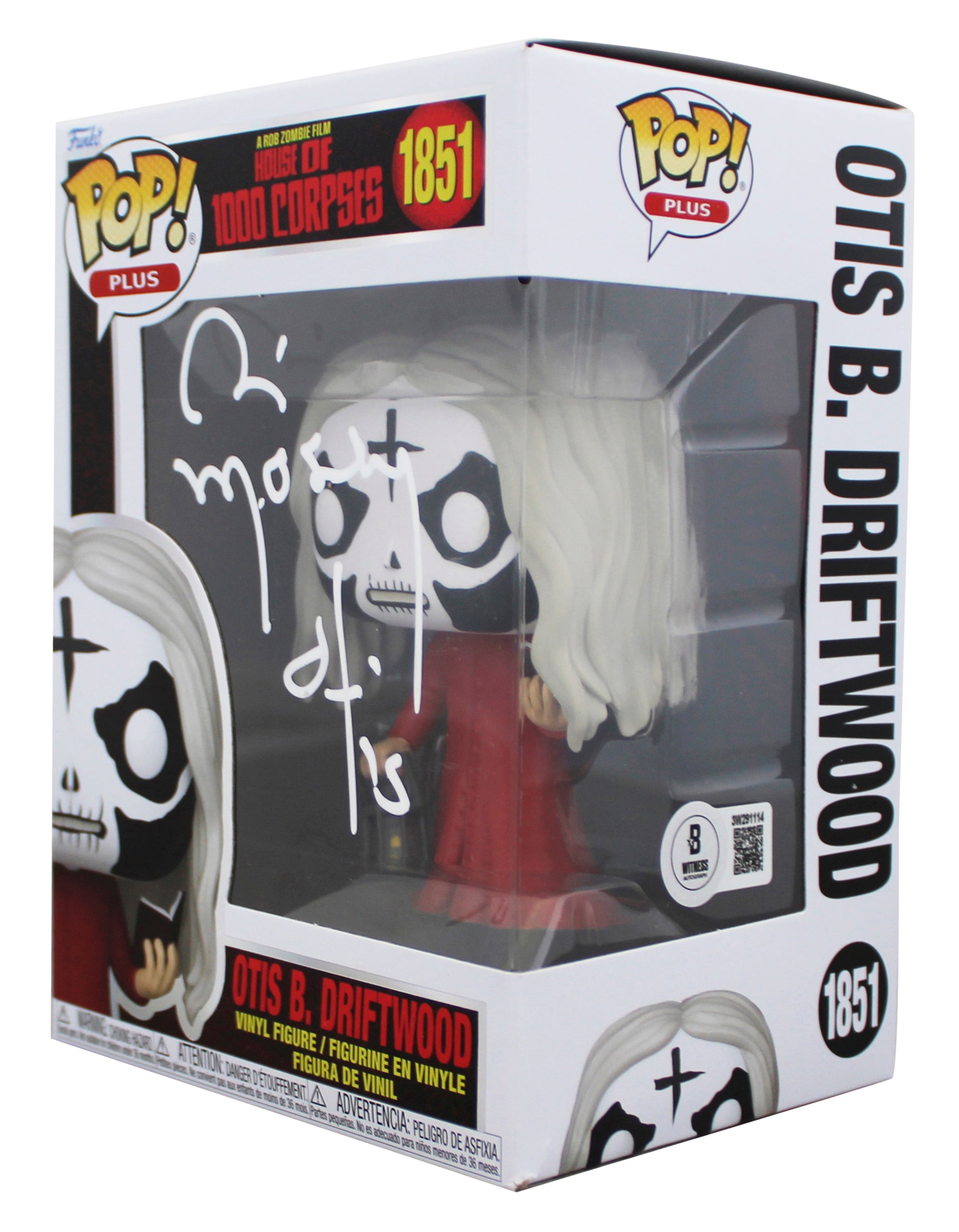 Bill Moseley House of 1000 Corpses "Otis" Signed #1851 Funko Pop Figure BAS Wit
