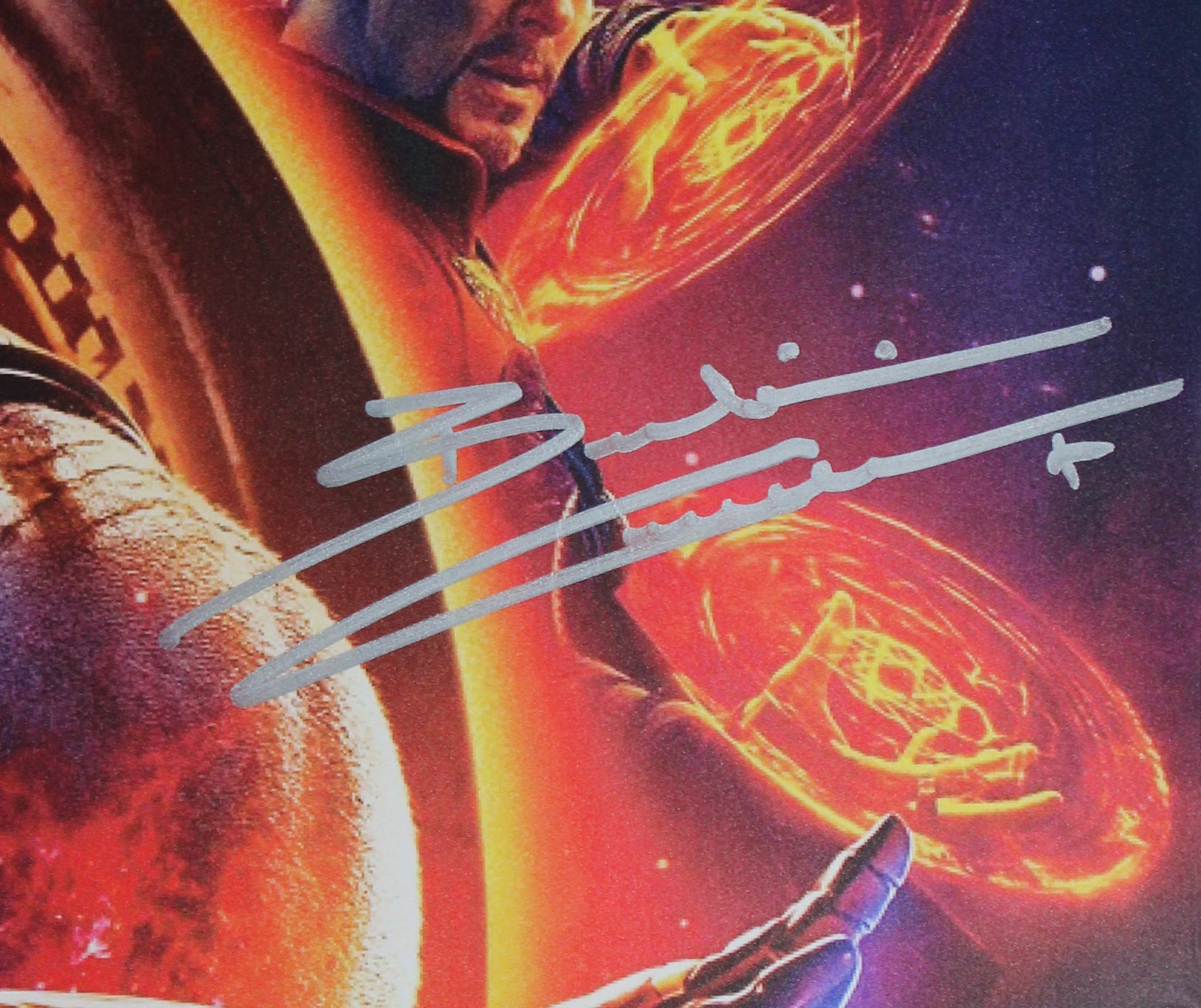 Benedict Cumberbatch & Pom Klementieff Avengers Signed 27x40 Poster BAS 3