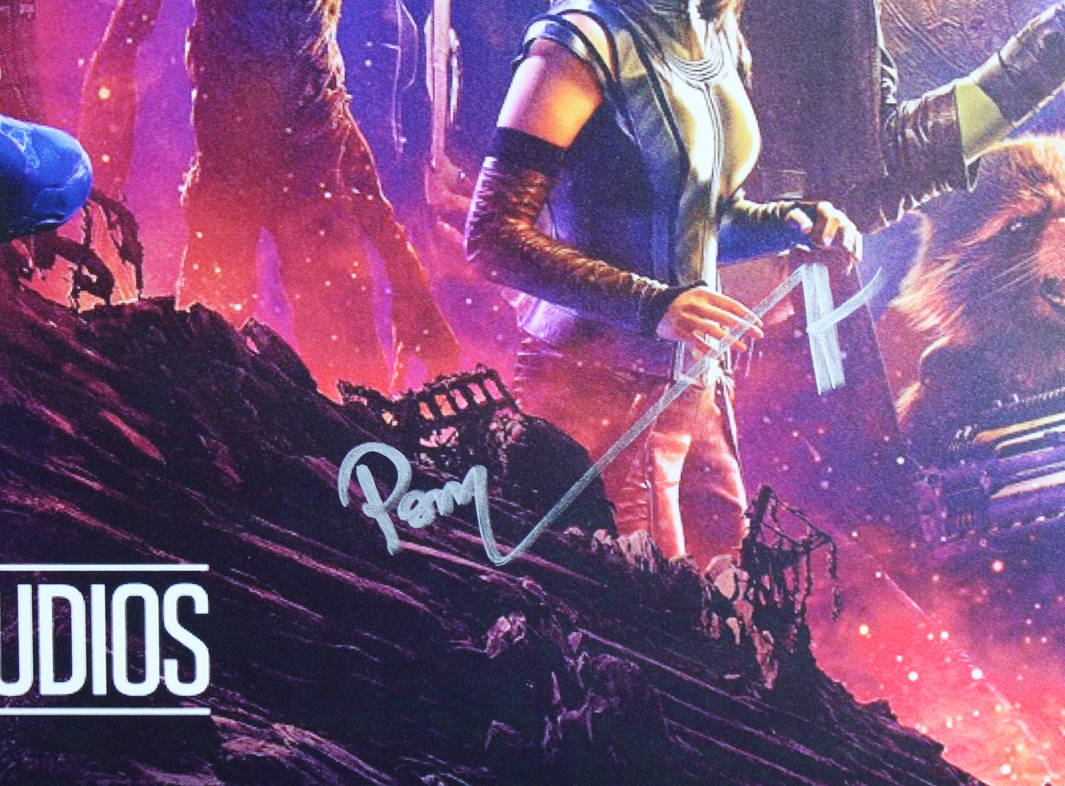 Benedict Cumberbatch & Pom Klementieff Avengers Signed 27x40 Poster BAS 3