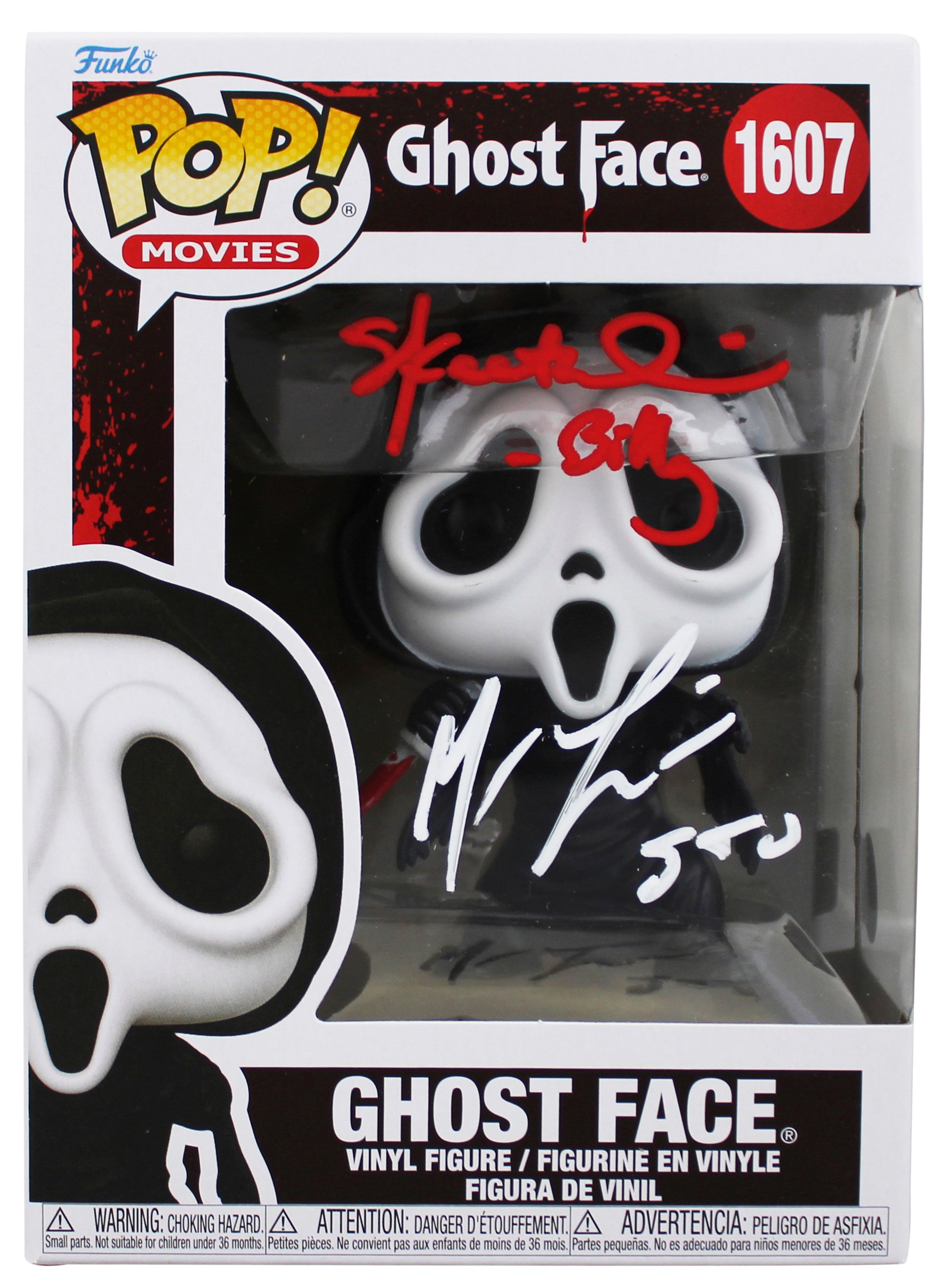 Matthew Lillard & Skeet Ulrich Scream Signed #1607 Funko Pop Vinyl Figure BAS W