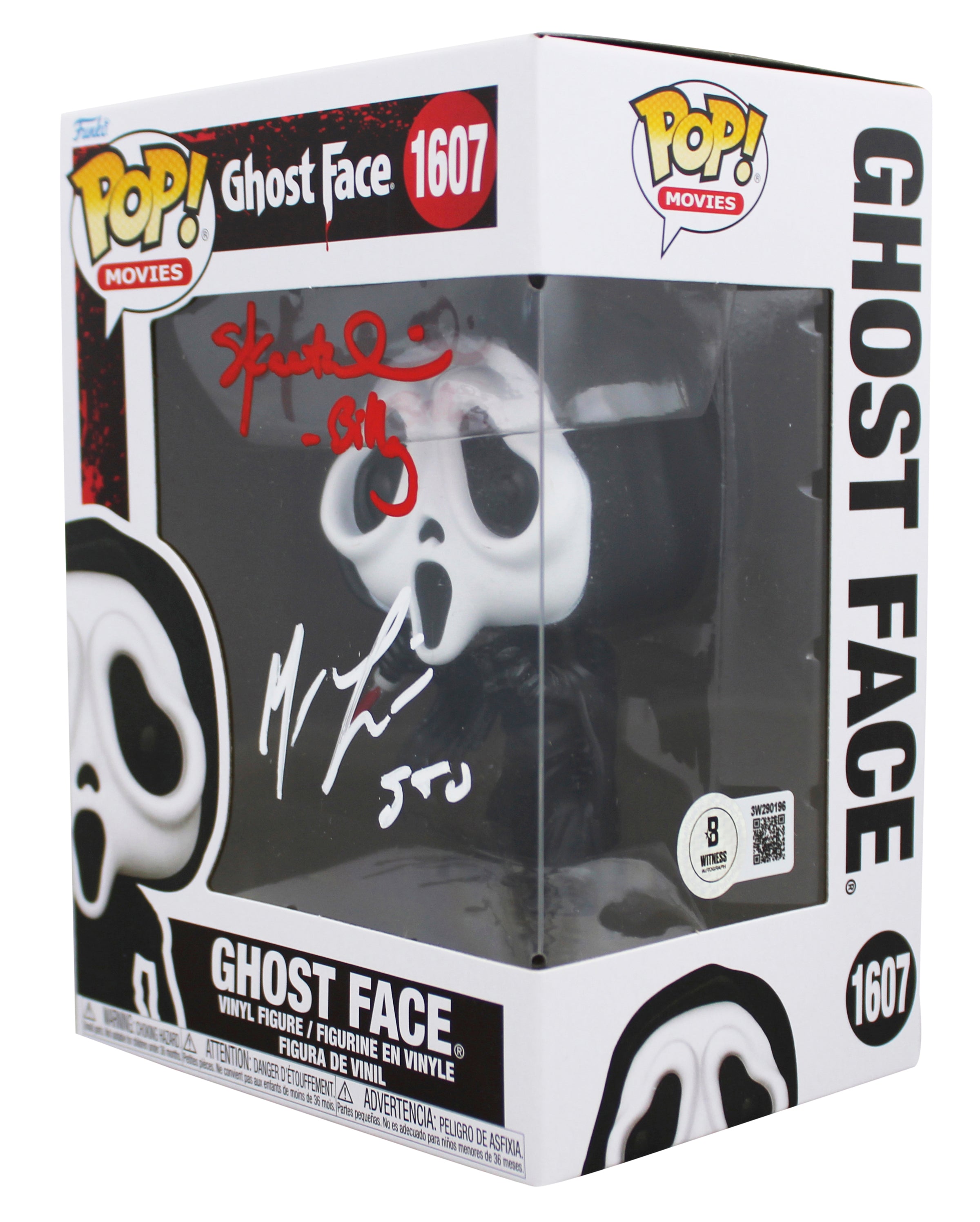 Matthew Lillard & Skeet Ulrich Scream Signed #1607 Funko Pop Vinyl Figure BAS W