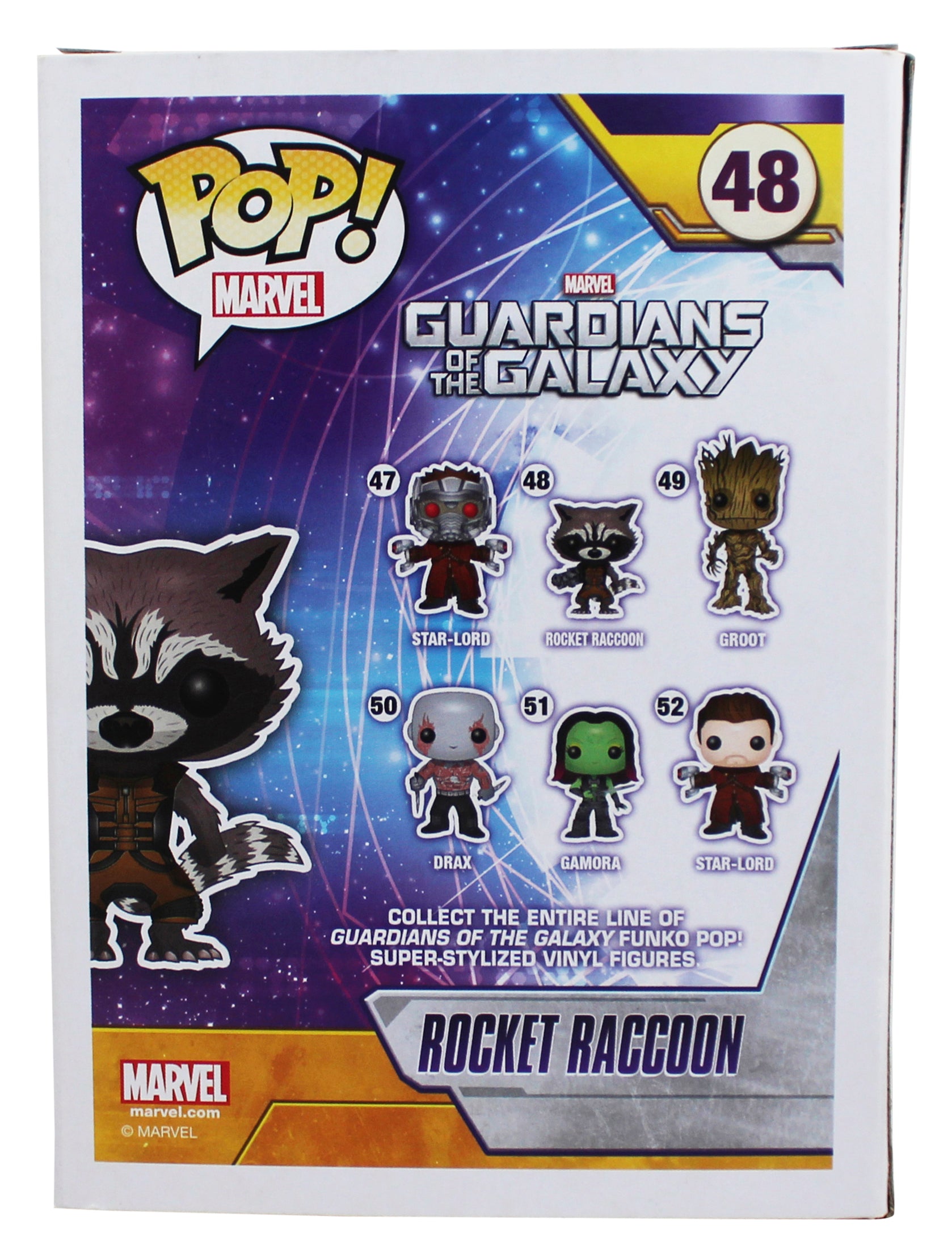 Bradley Cooper Guardians of the Galaxy Signed #48 Funko Pop Figure BAS #BY031095