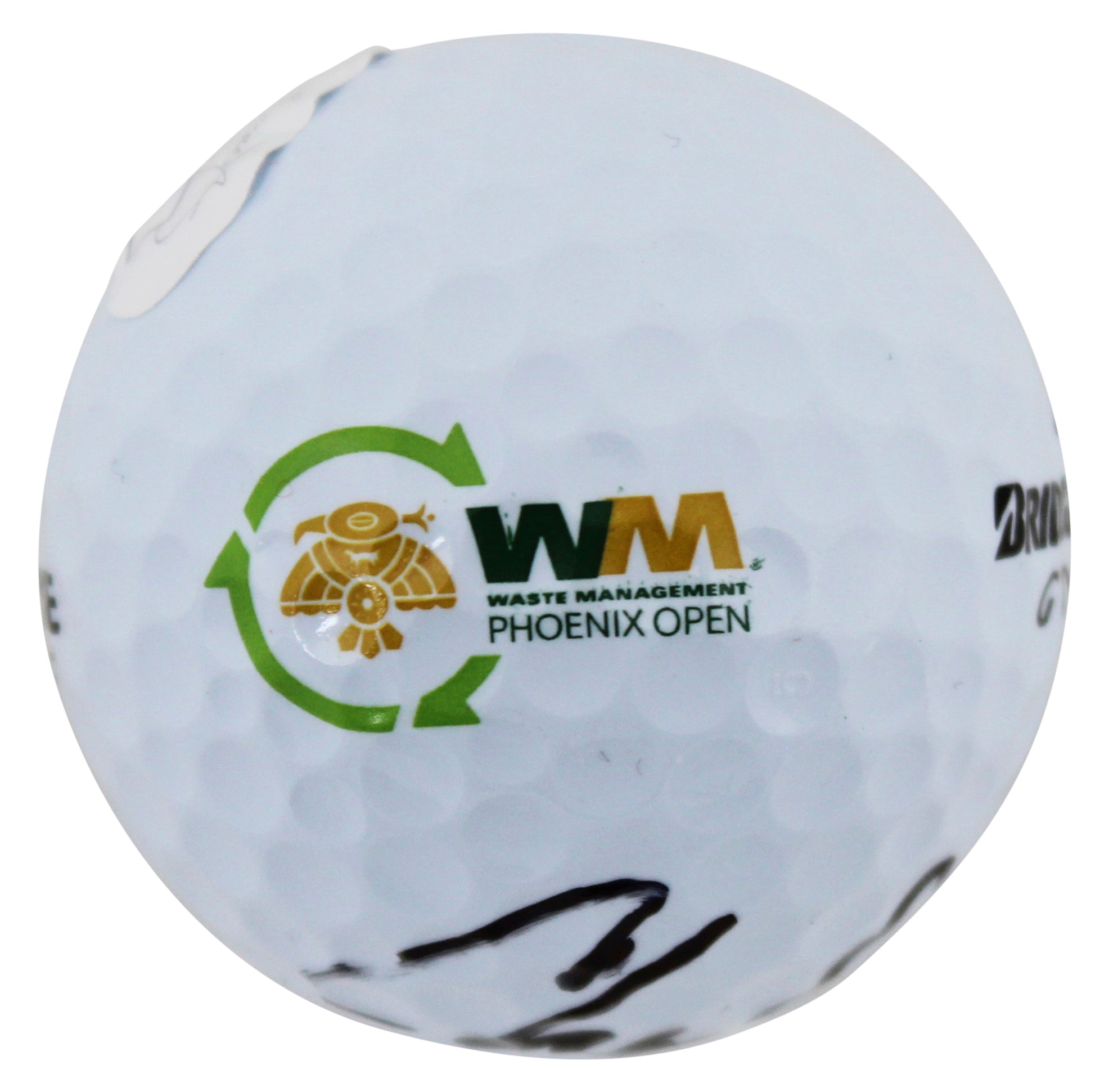 Charlie Beljan Authentic Signed Bridgestone WM Open Logo Golf Ball JSA-AX48088