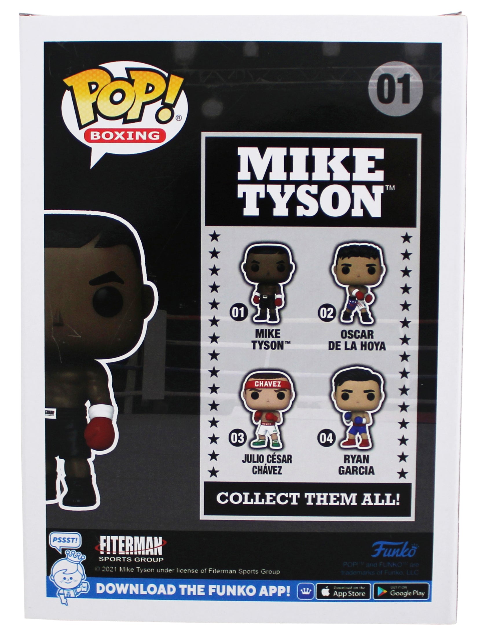 Mike Tyson Authentic Signed Mike Tyson #01 Funko Pop Vinyl Figure BAS #BY031096