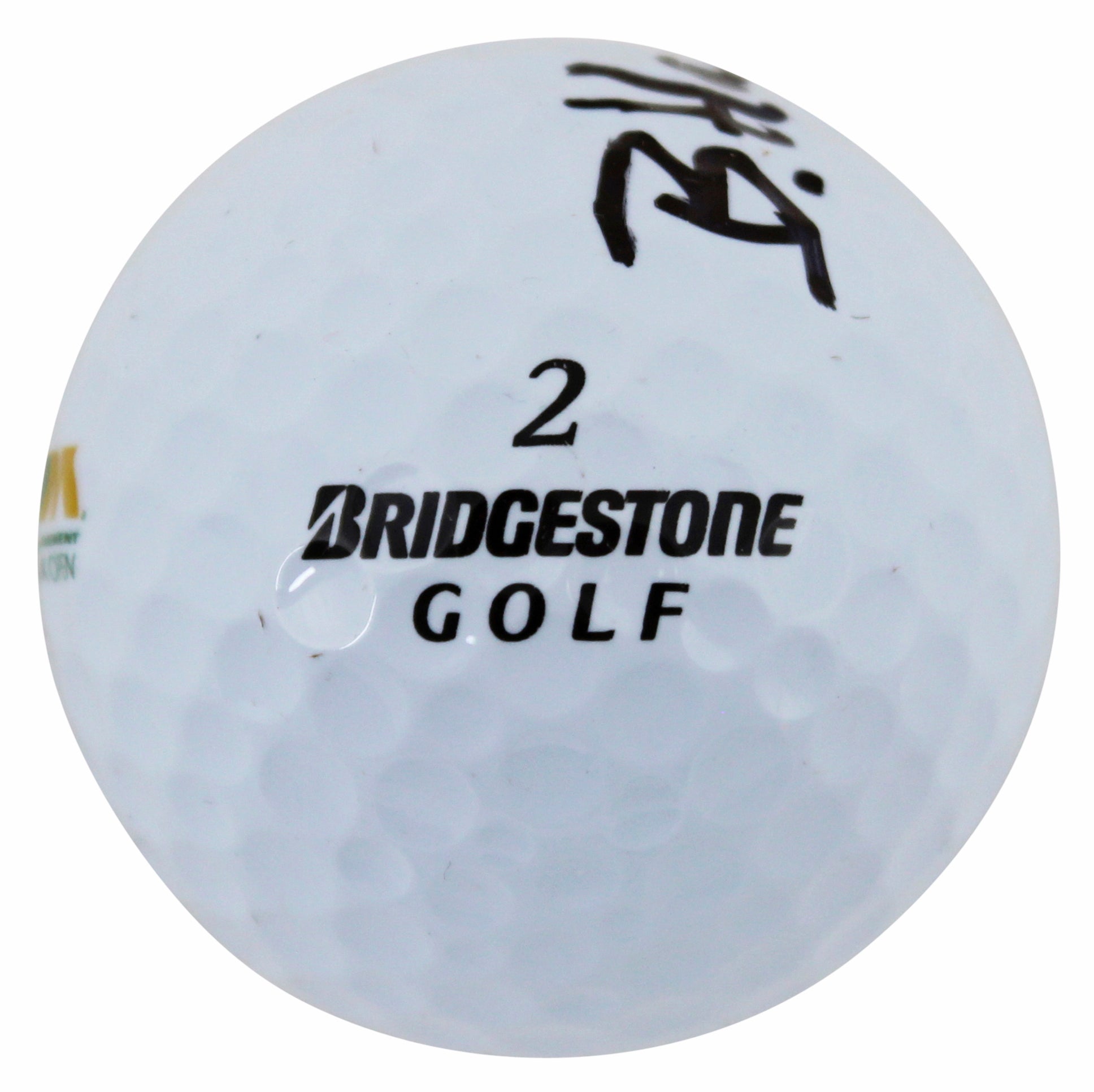 Brian Harman Authentic Signed Bridgestone WM Open Logo Golf Ball JSA #AX48110