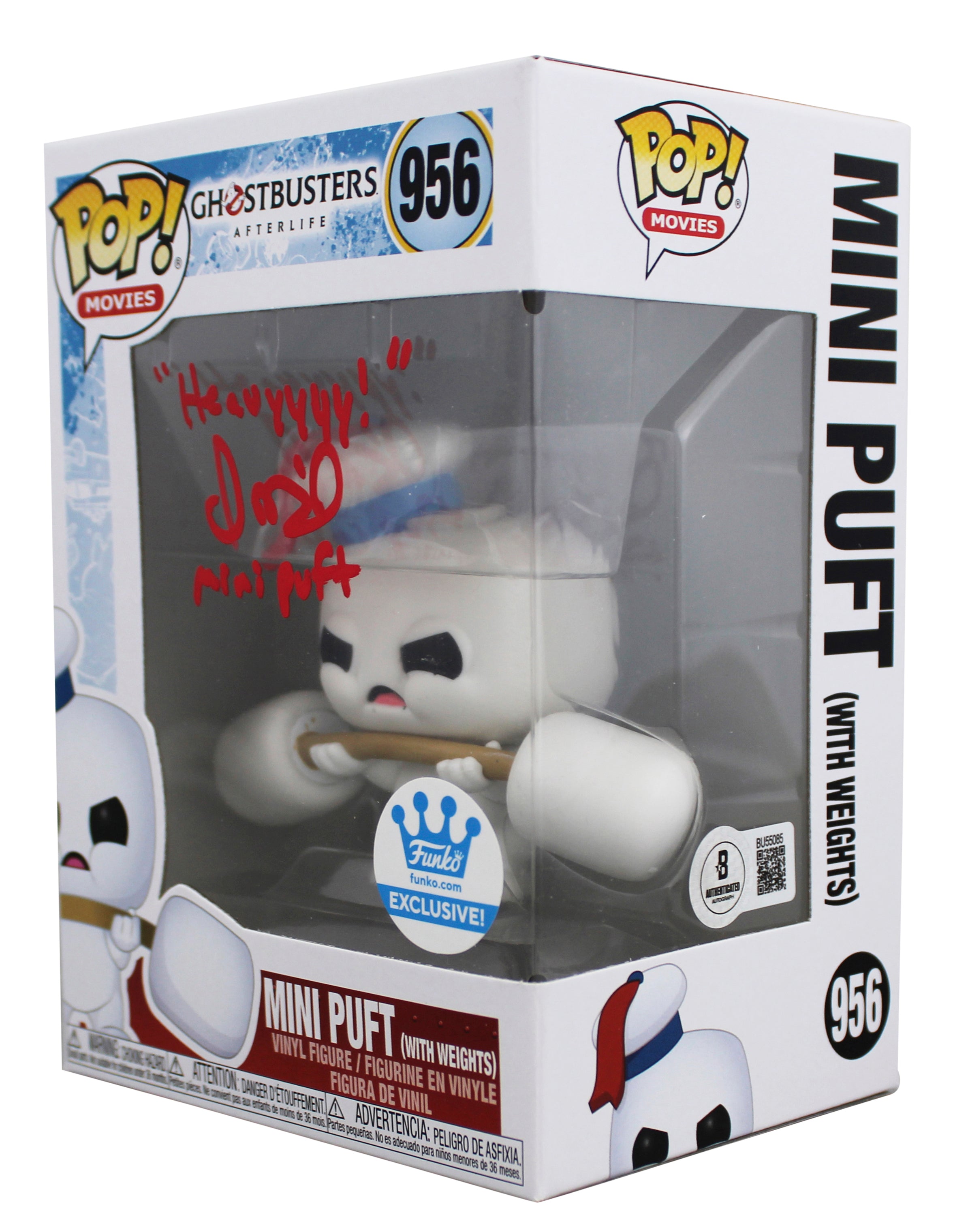 Ira Heiden Ghostbusters "Mini Puft" Signed #956 Funko Pop Vinyl Figure BAS