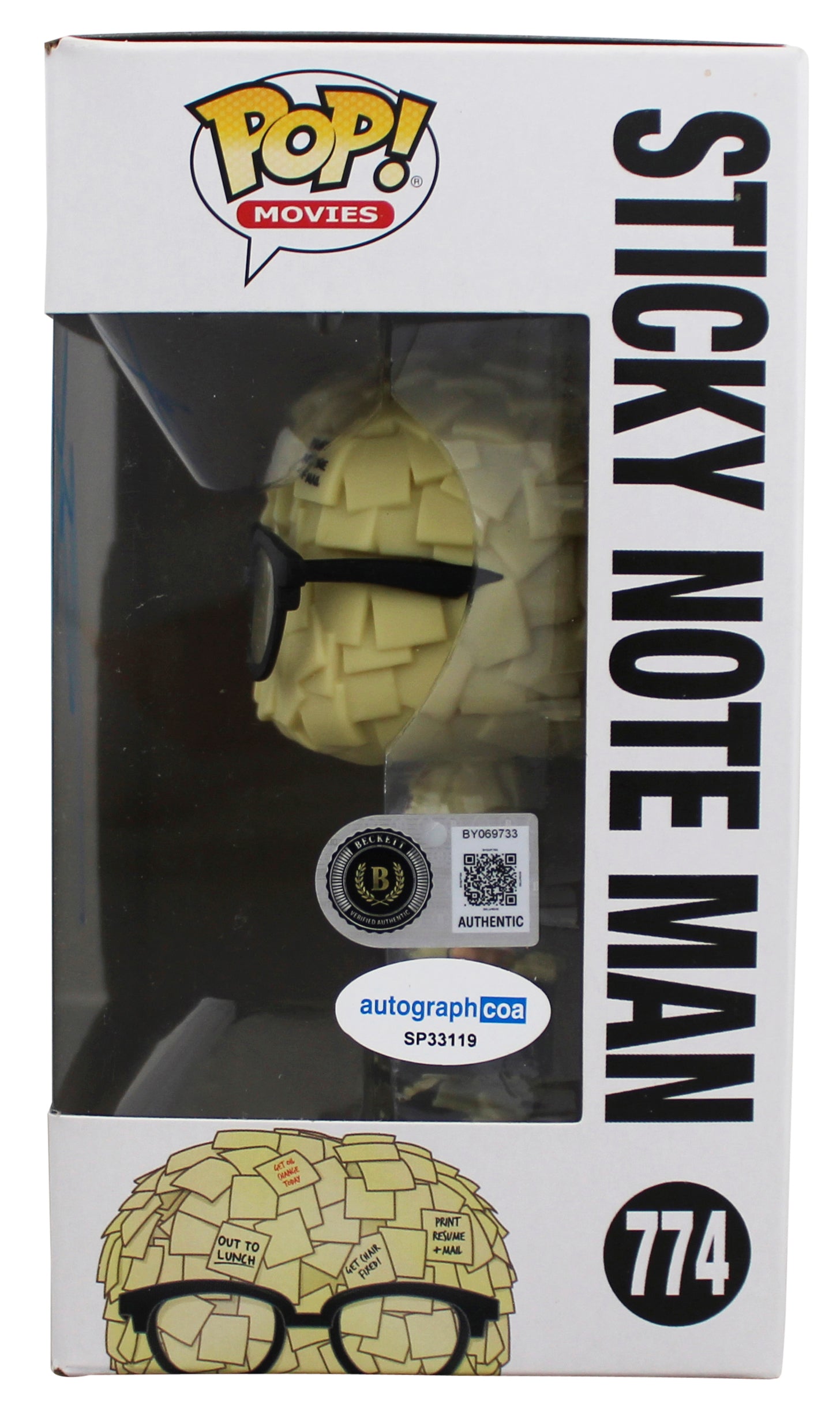 Stephen Root Office Space Signed #774 Funko Pop Vinyl Figure BAS #BY069733