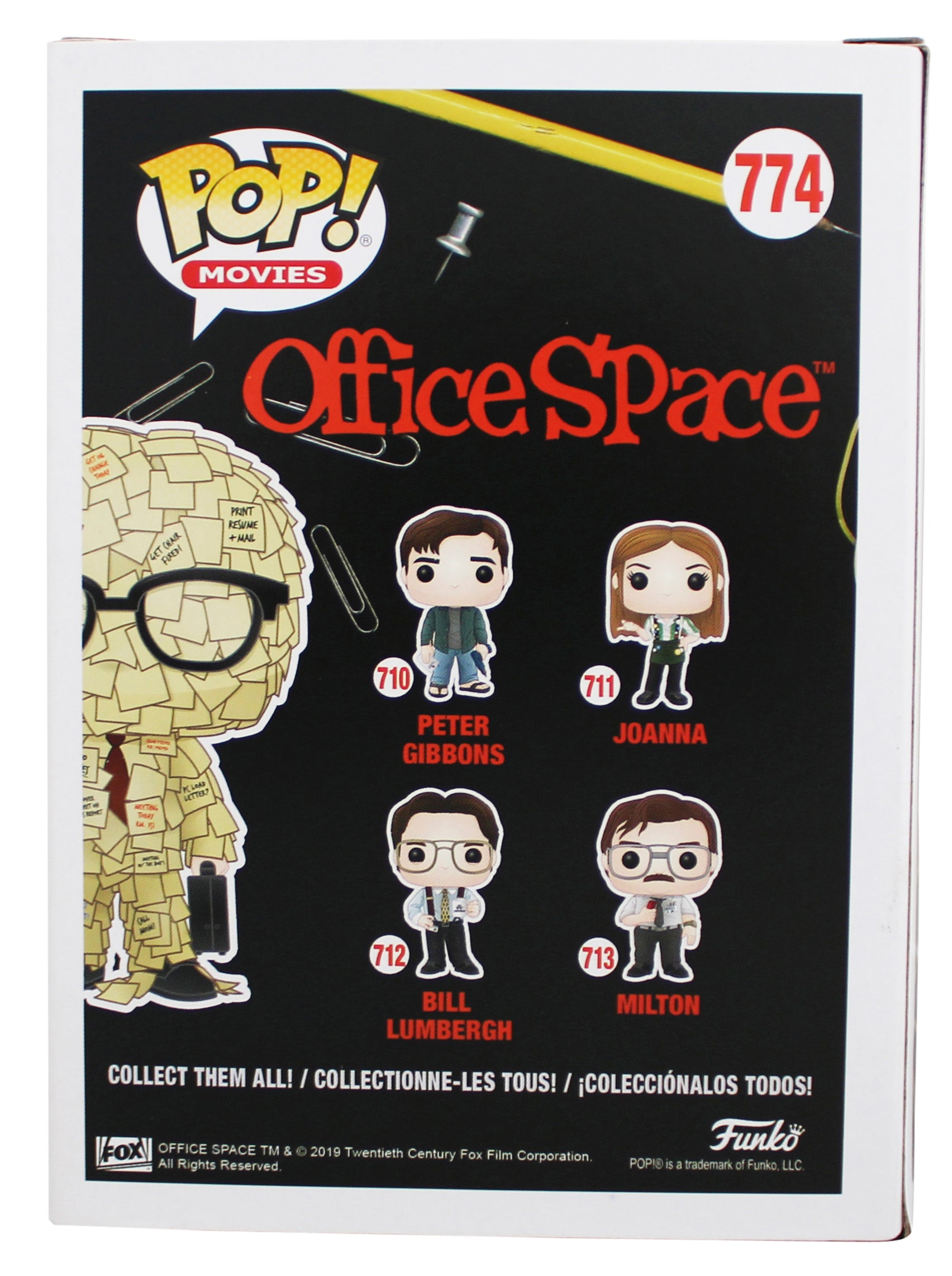 Stephen Root Office Space Signed #774 Funko Pop Vinyl Figure BAS #BY069733