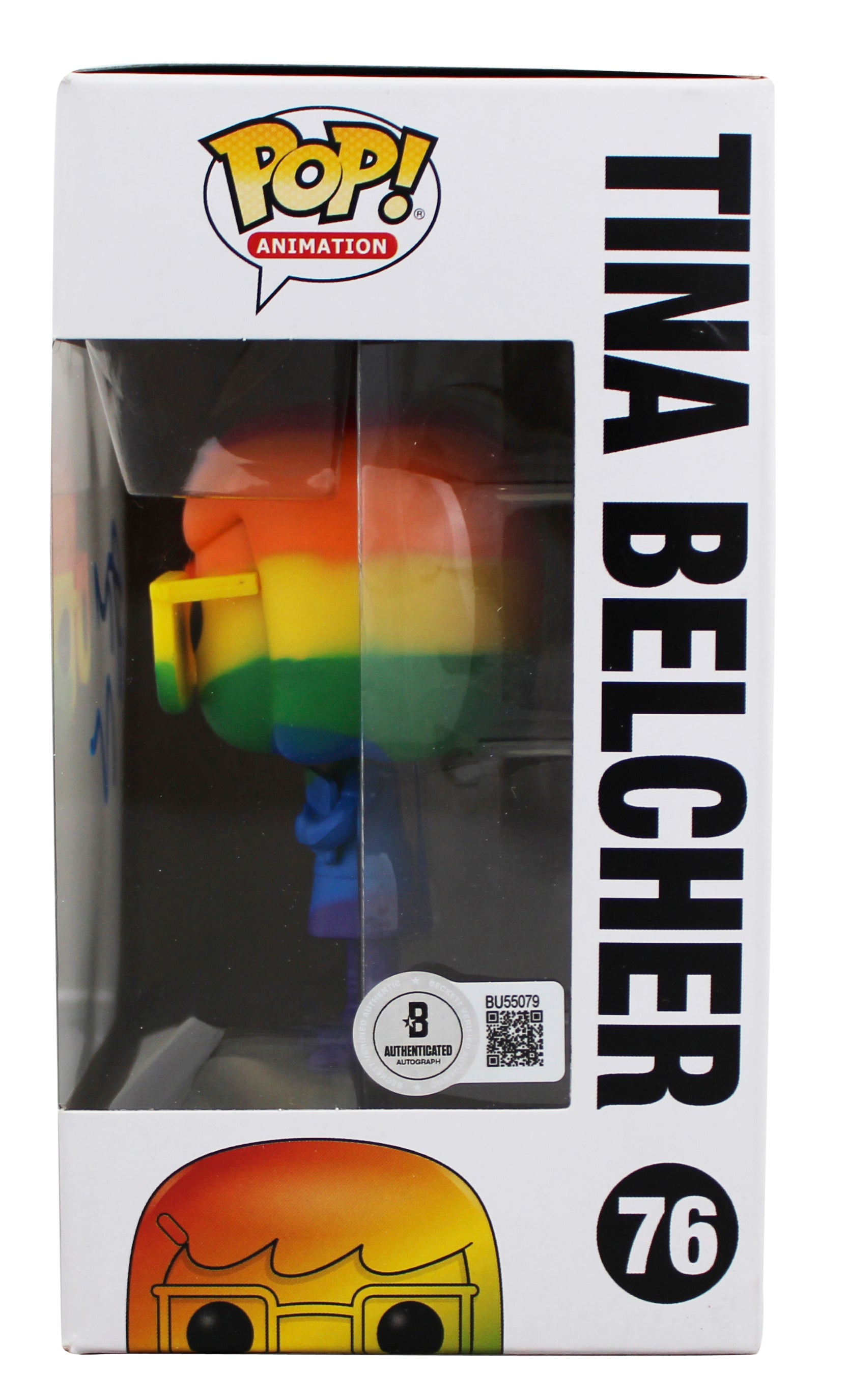 Dan Mintz Bob's Burgers Signed Tina Belcher #76 Funko Pop Vinyl Figure BAS 1