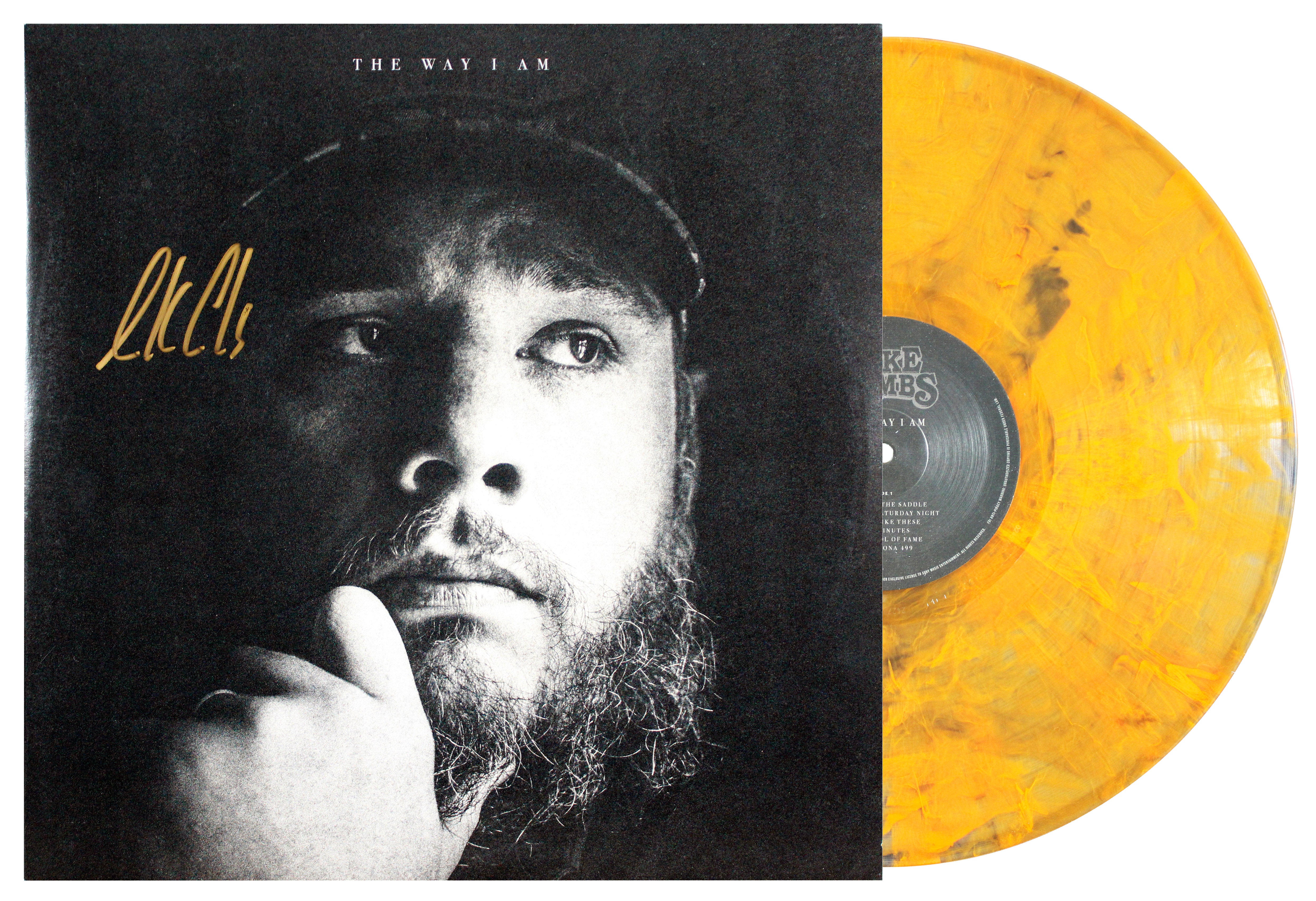 Luke Combs Authentic Signed The Way I Am Album Cover W/ Vinyl Autographed BAS
