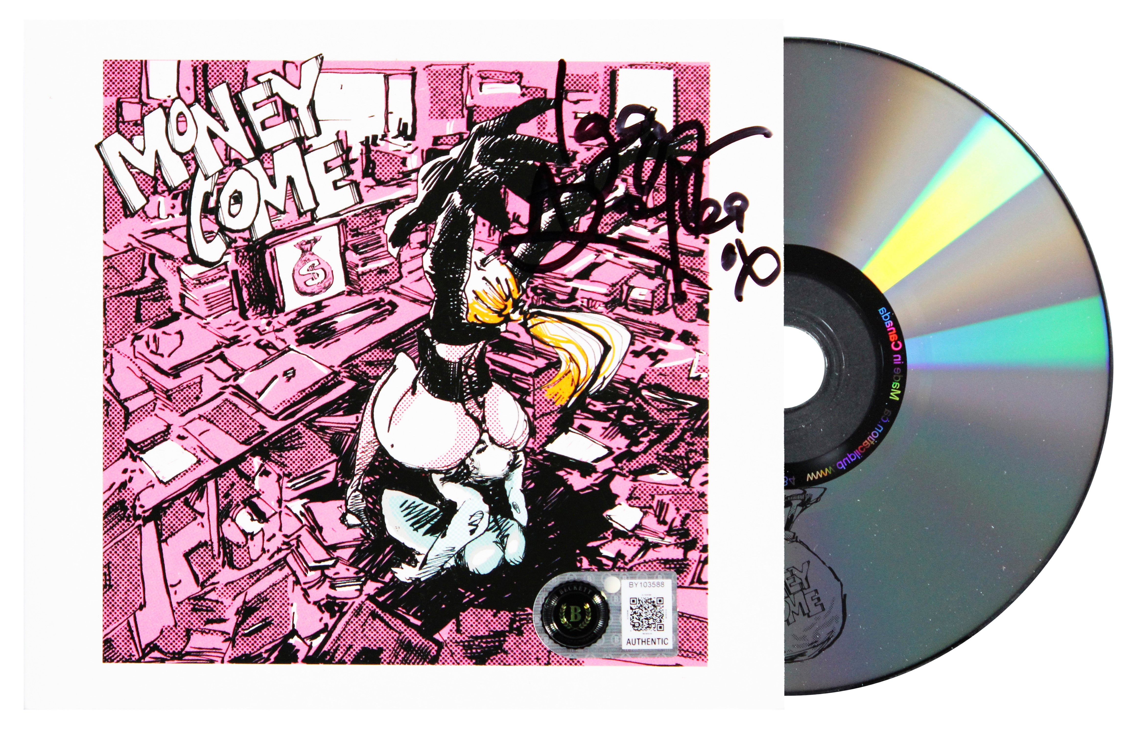 Iggy Azalea Authentic Signed Money Come Cd Cover W/ Disk Autographed BAS