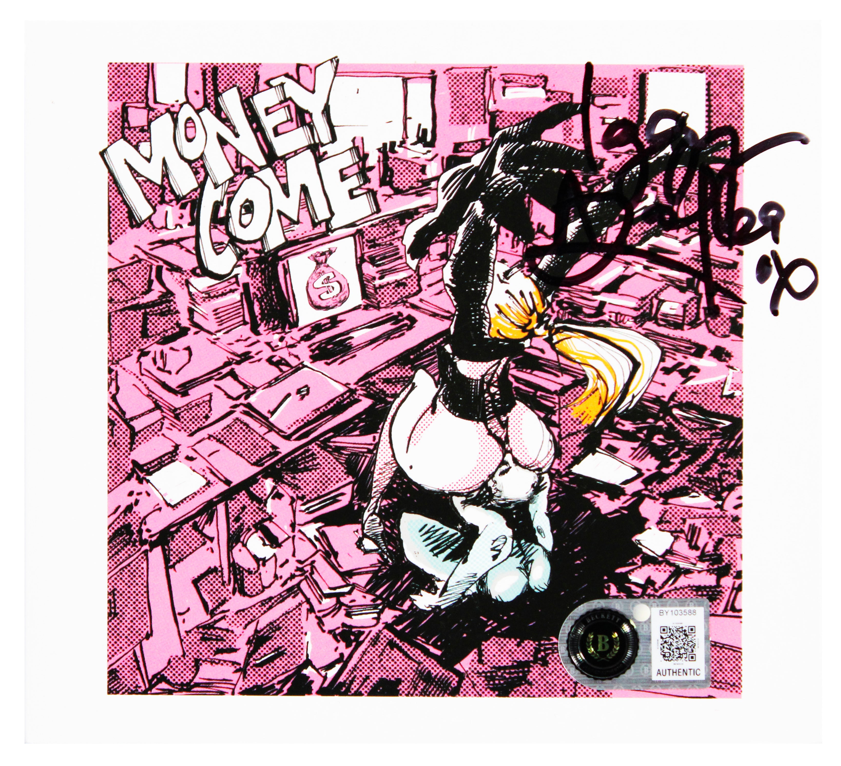 Iggy Azalea Authentic Signed Money Come Cd Cover W/ Disk Autographed BAS