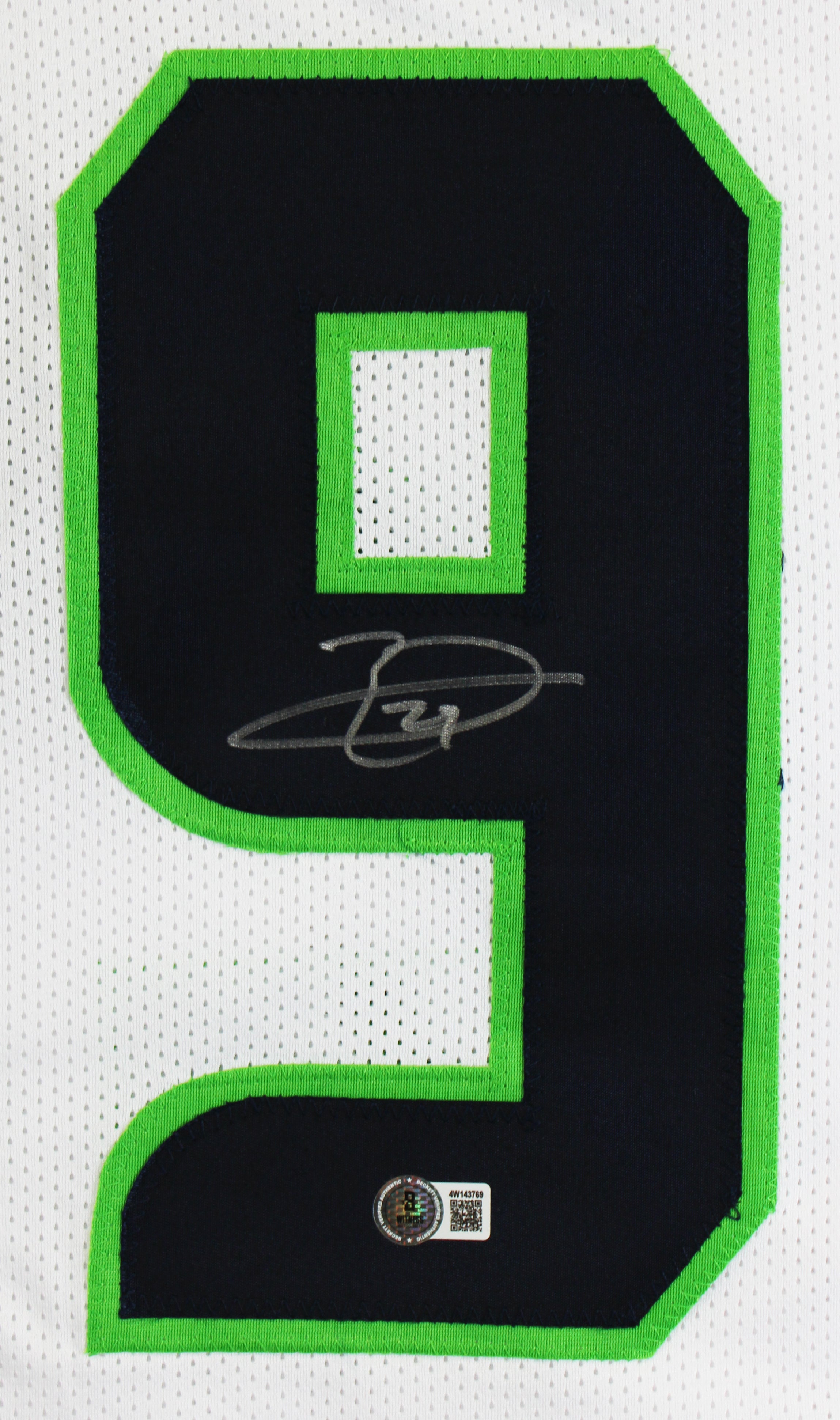 Earl Thomas Authentic Signed White Pro Style Jersey Autographed BAS Witnessed