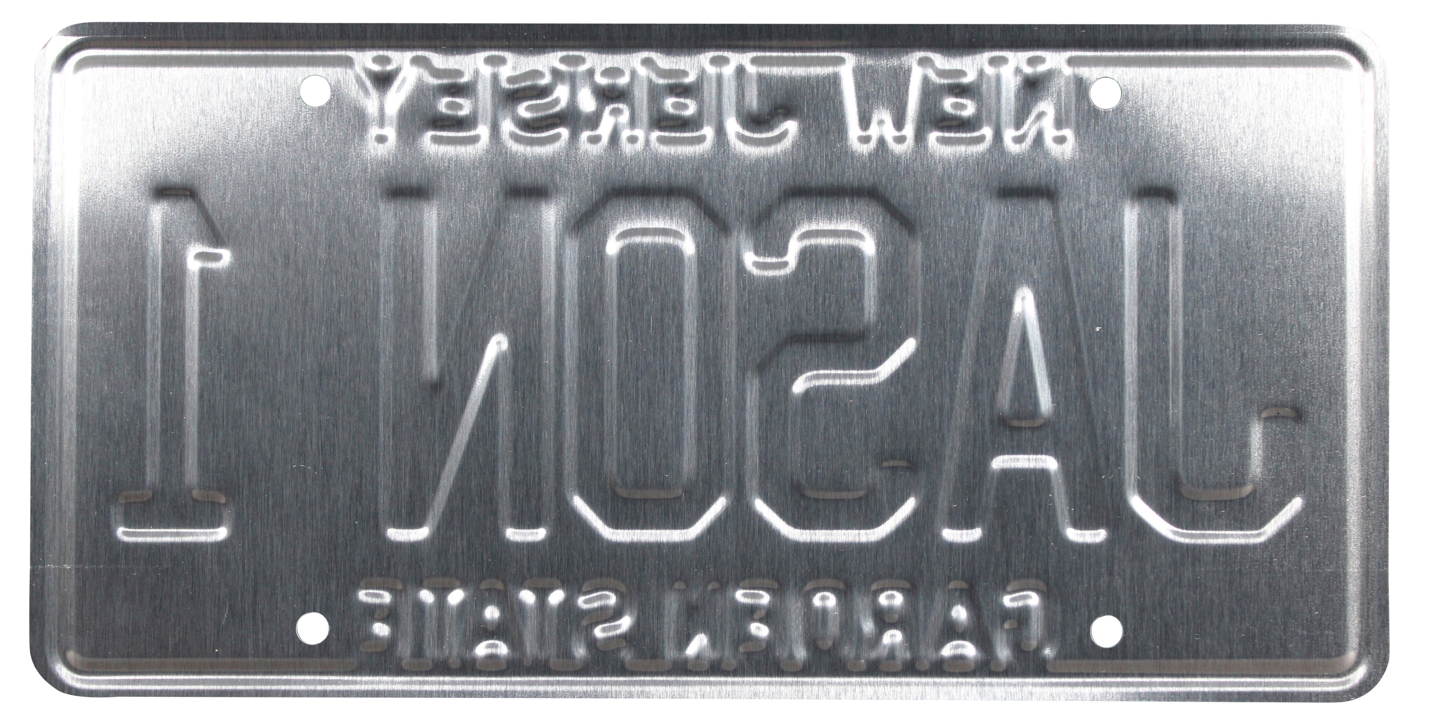 Ari Lehman Friday The 13th "Highway To Hell!" Signed License Plate BAS #5W117162