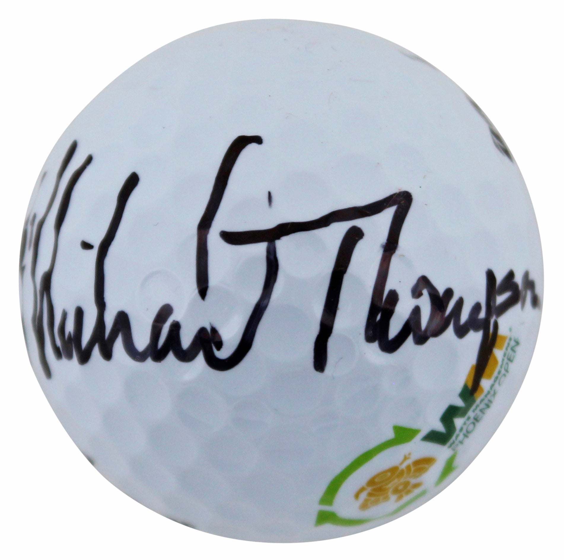 Michael Thompson Auth Signed Bridgestone WM Open Logo Golf Ball JSA #AX48106