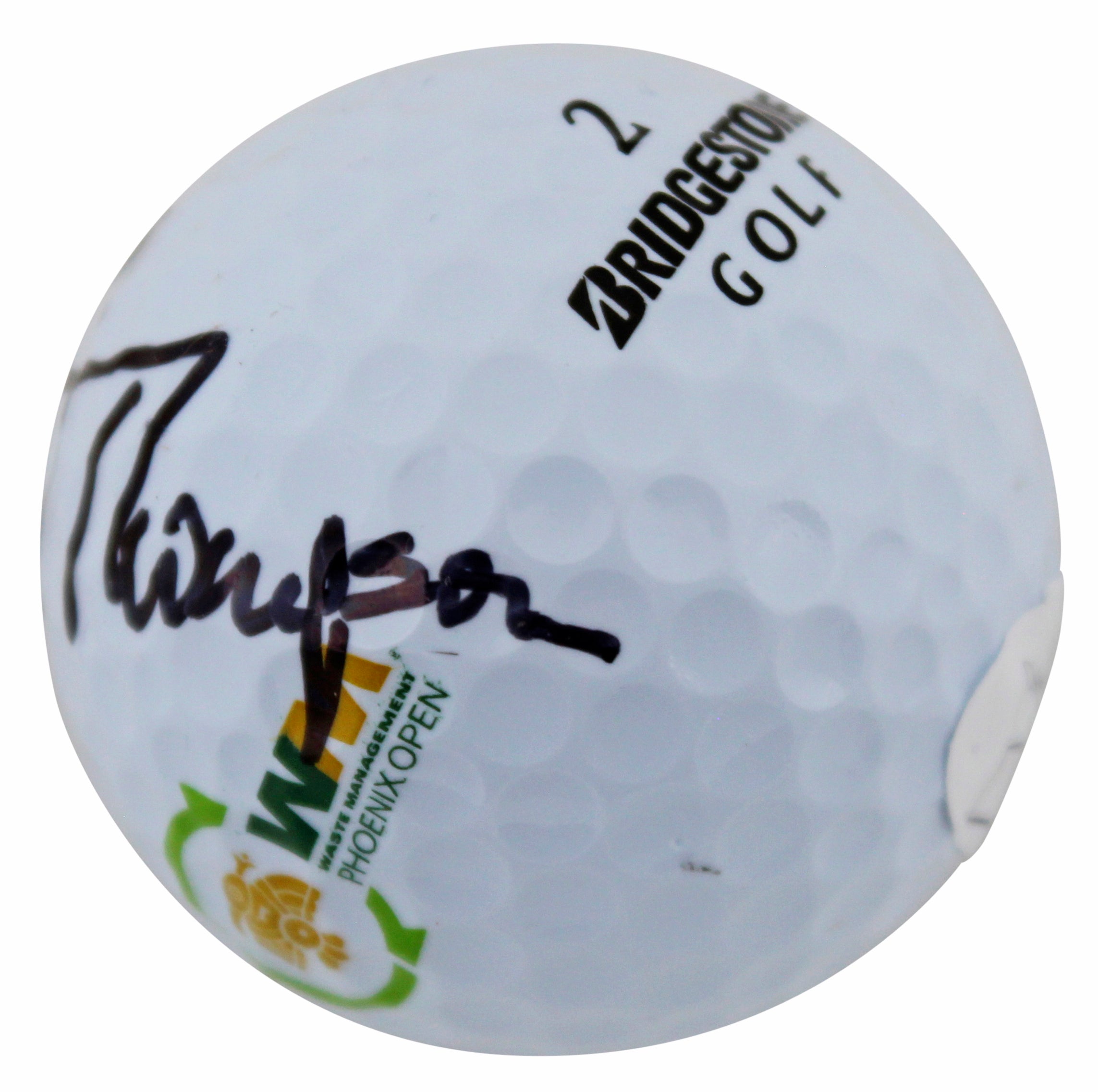 Michael Thompson Auth Signed Bridgestone WM Open Logo Golf Ball JSA #AX48106