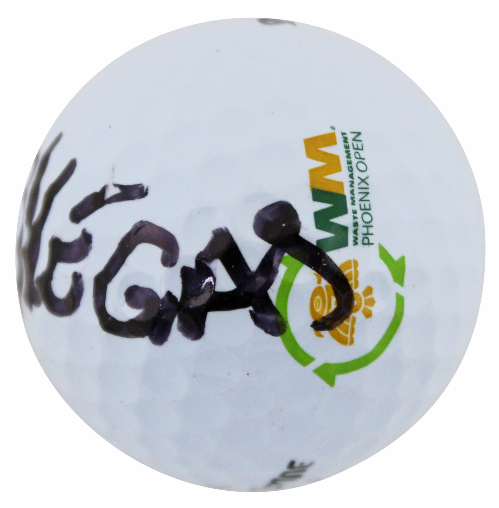 Jhonattan Vegas Authentic Signed Bridgestone WM Open Logo Golf Ball JSA #AX48103