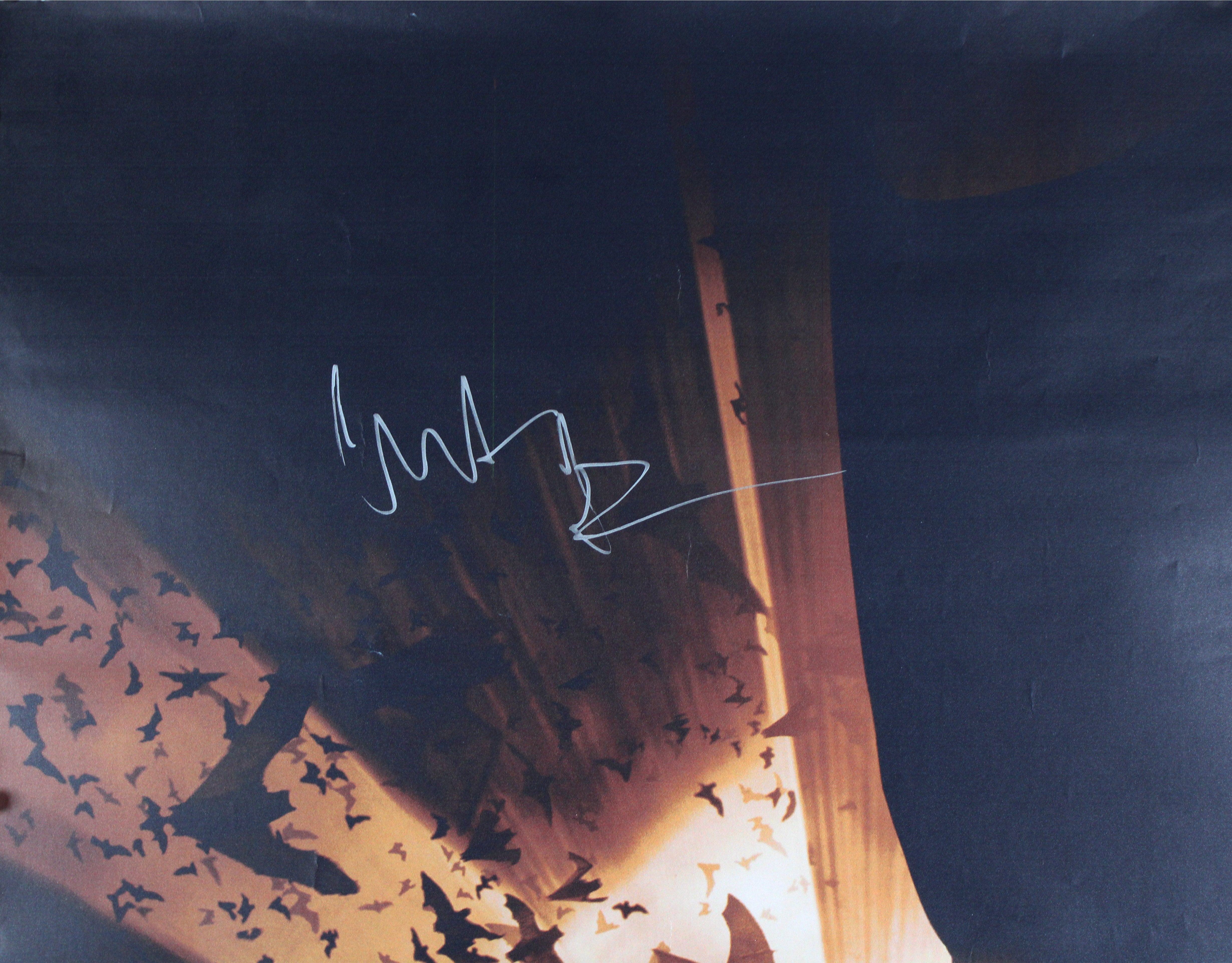 Christian Bale Batman Begins Authentic Signed 27x40 Movie Poster BAS #BB17422