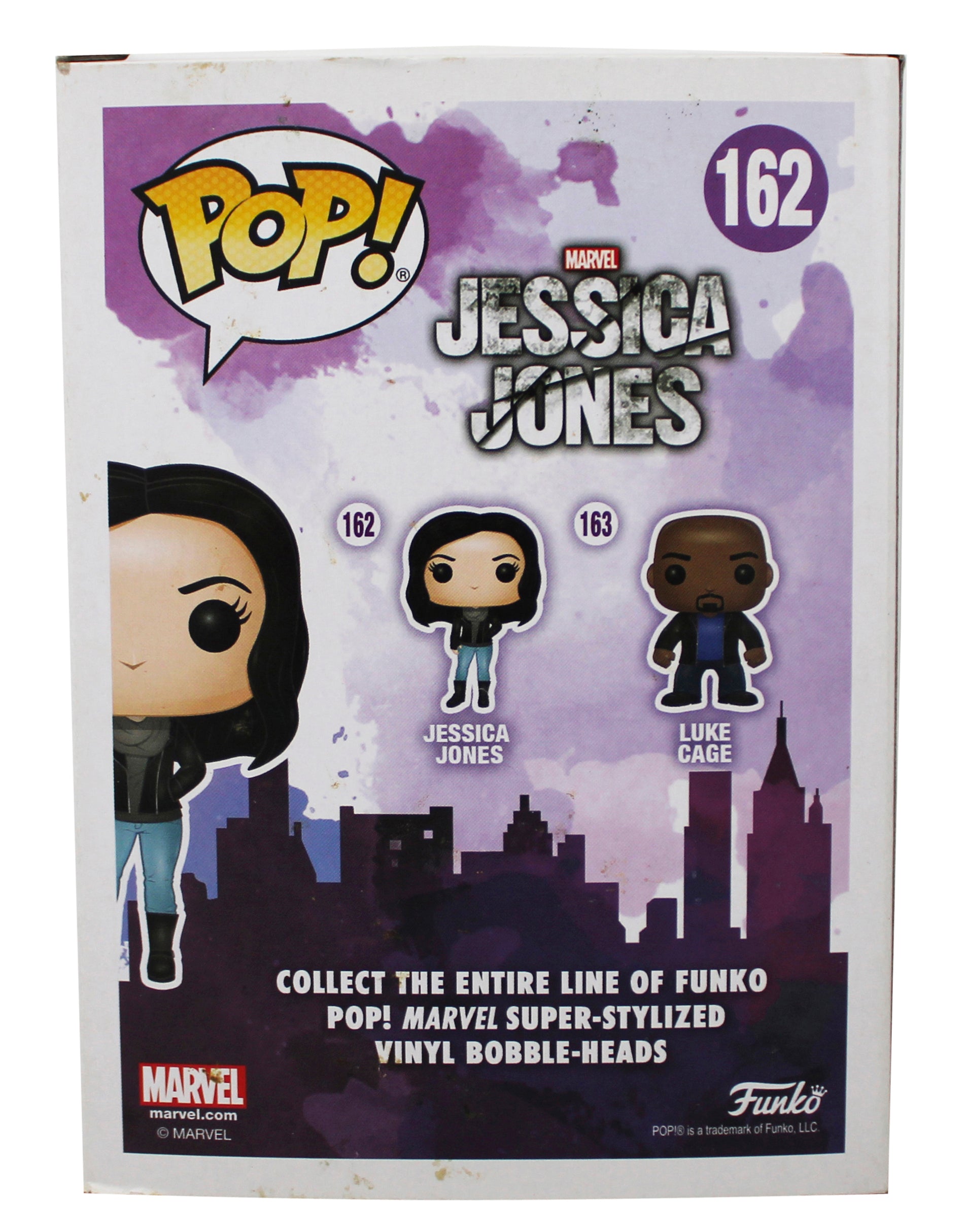 Krysten Ritter Jessica Jones Signed #162 Funko Pop Vinyl Figure JSA #CE80218