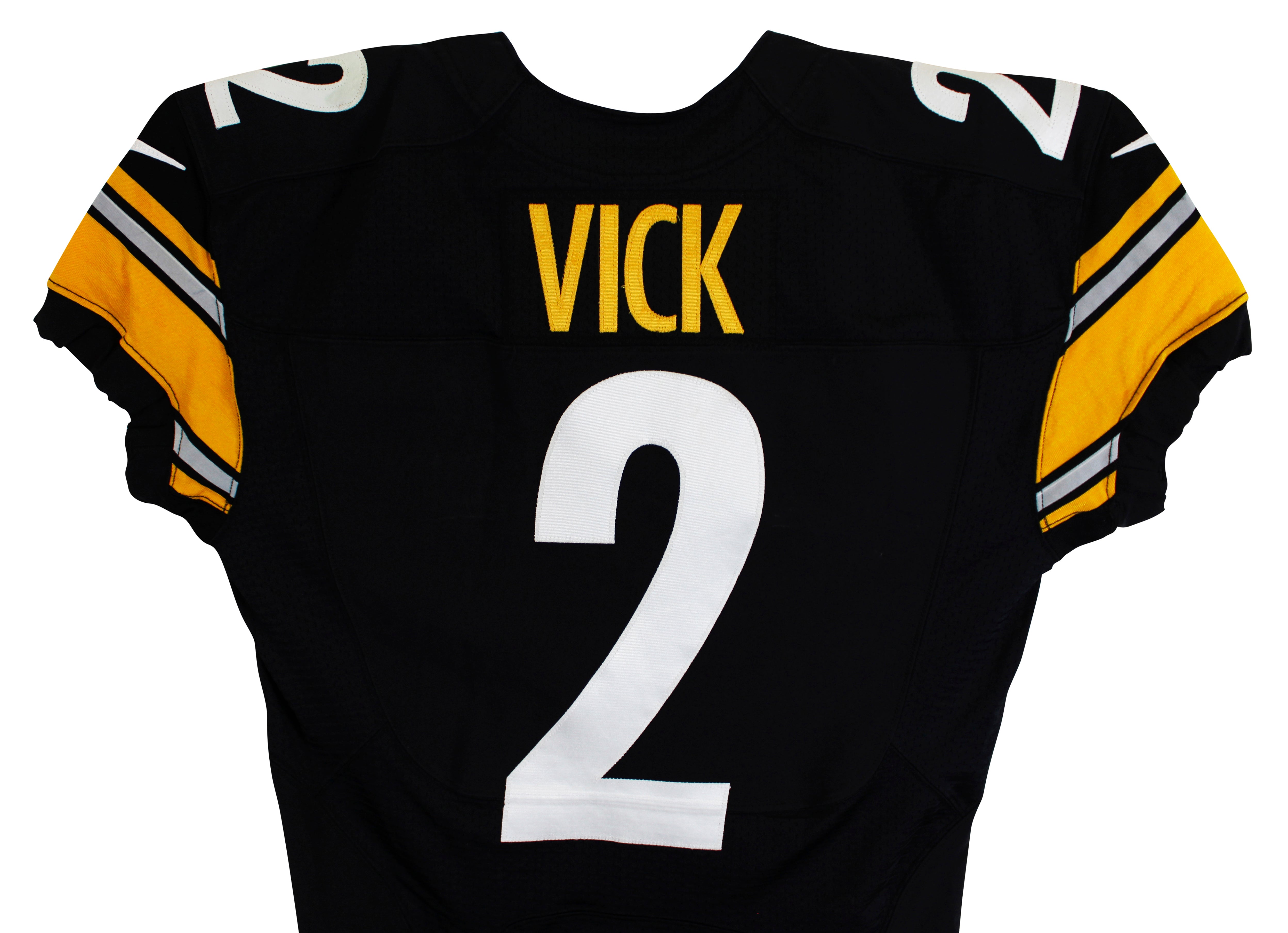 Steelers Michael Vick 2015 Final Game Used Black Nike Jersey SIA #260630M5