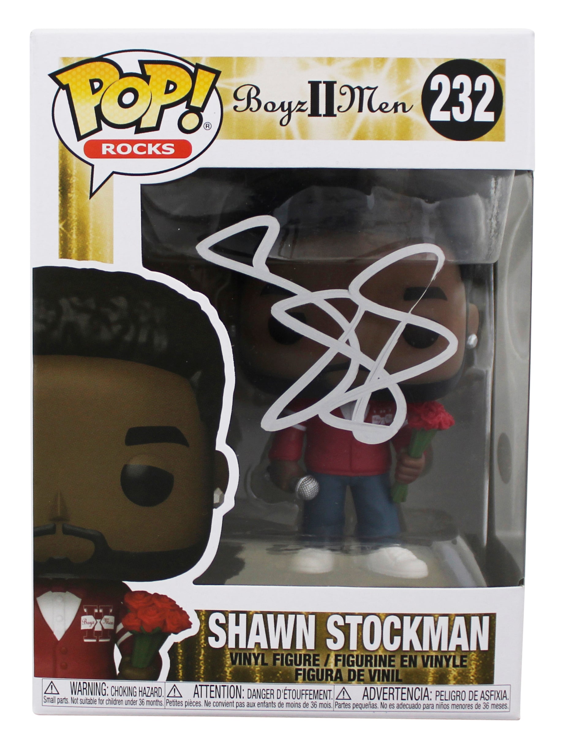 Shawn Stockman Boyz II Men Signed #232 Funko Pop Vinyl Figure JSA #CD10715